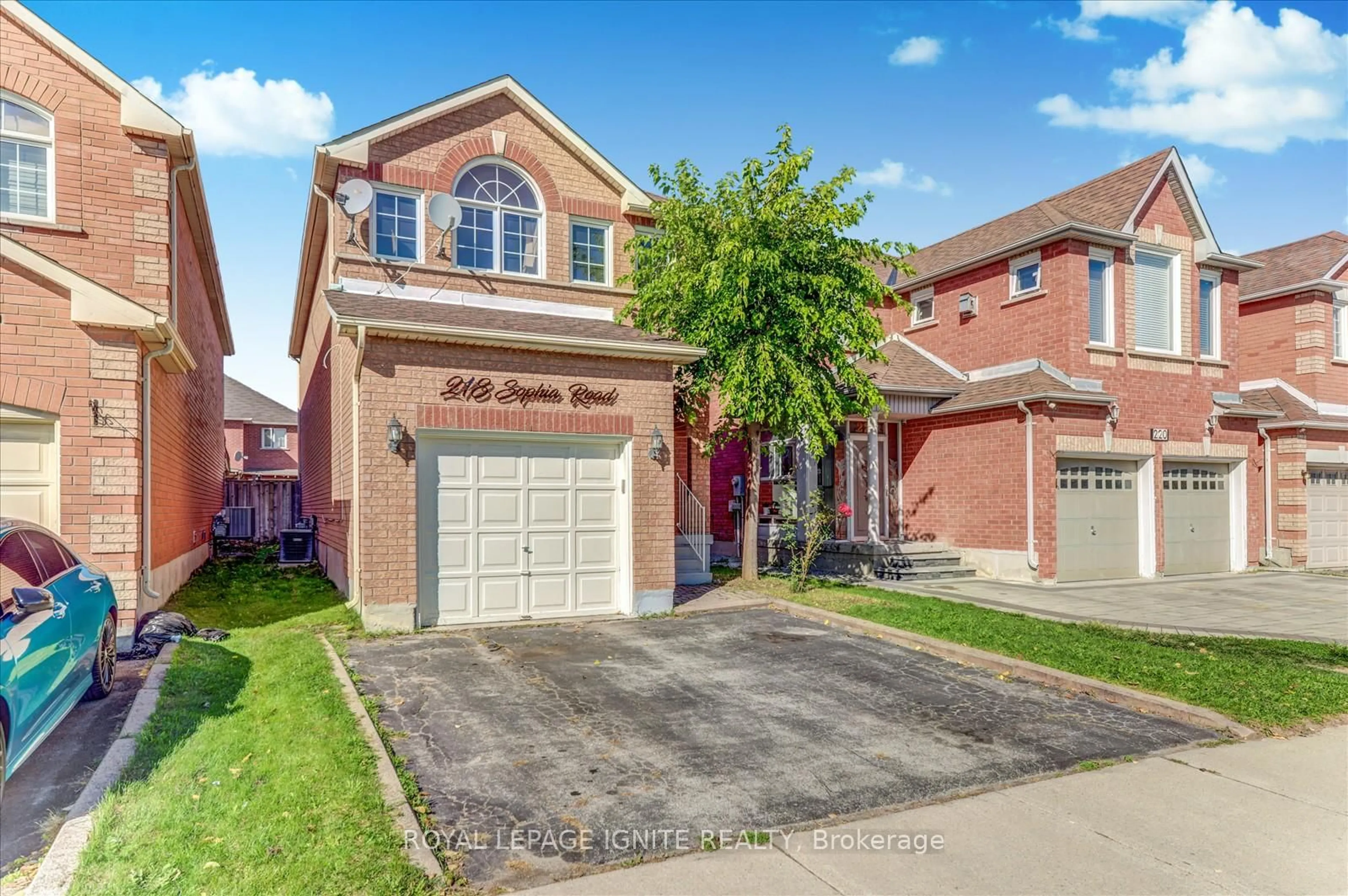 Home with brick exterior material, street for 218 Sophia Rd, Markham Ontario L3S 4C6