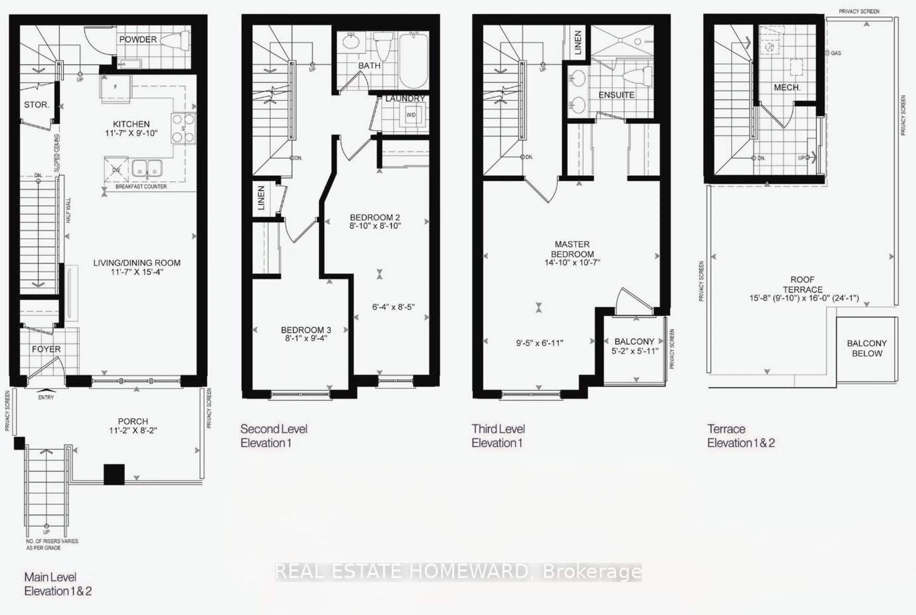 Floor plan for 40 Baynes Way #12, Bradford West Gwillimbury Ontario L3Z 4M4