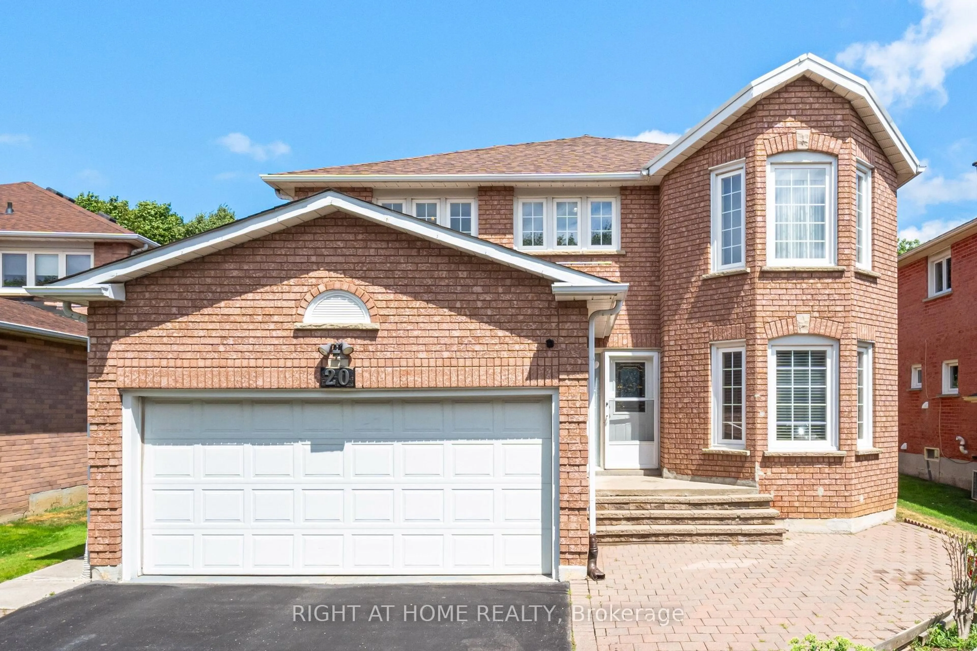 Home with brick exterior material, street for 20 Erla Crt, Markham Ontario L3S 3B3