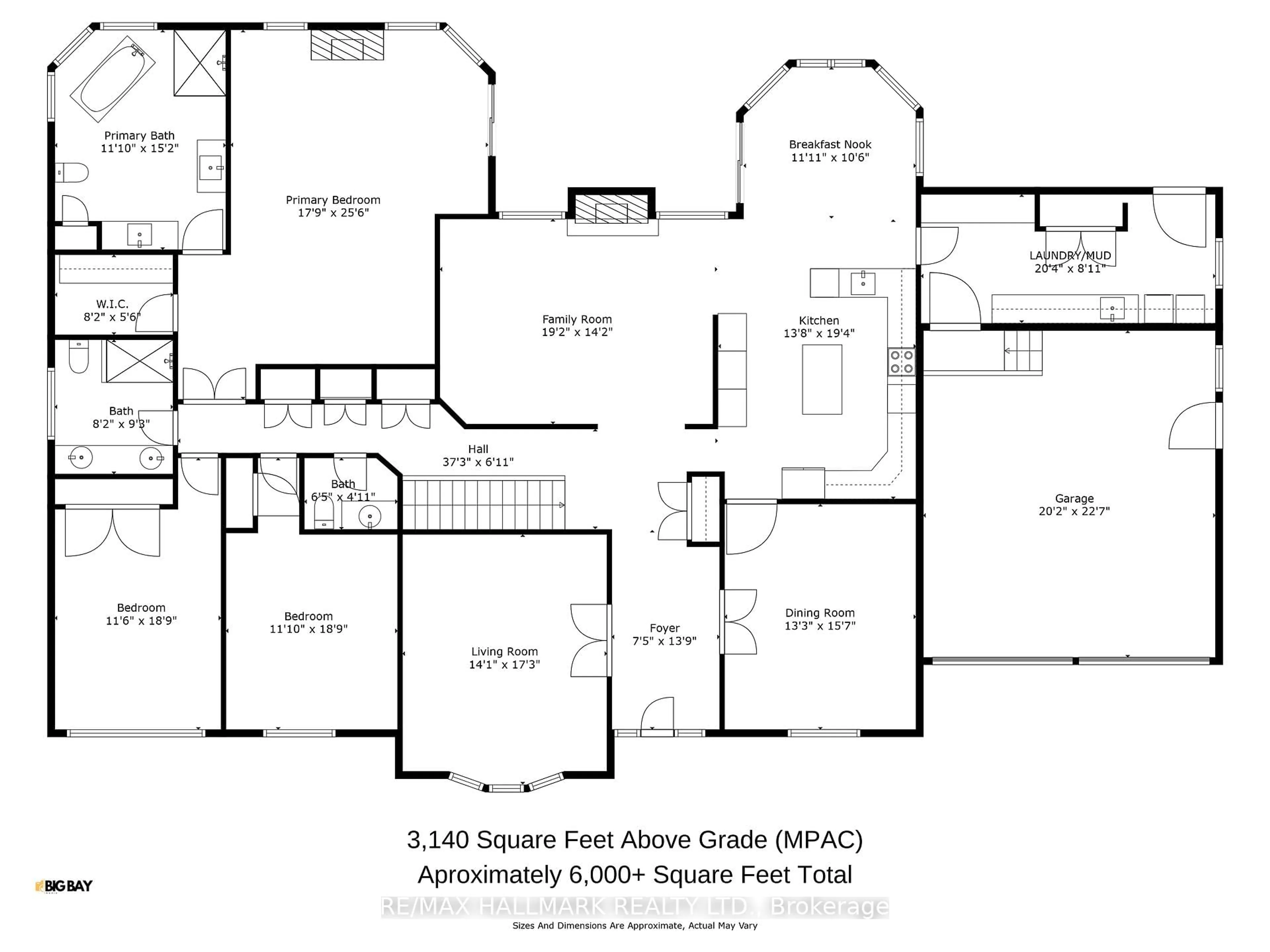 Floor plan for 71 Willow Farm Lane, Aurora Ontario L4G 6K2