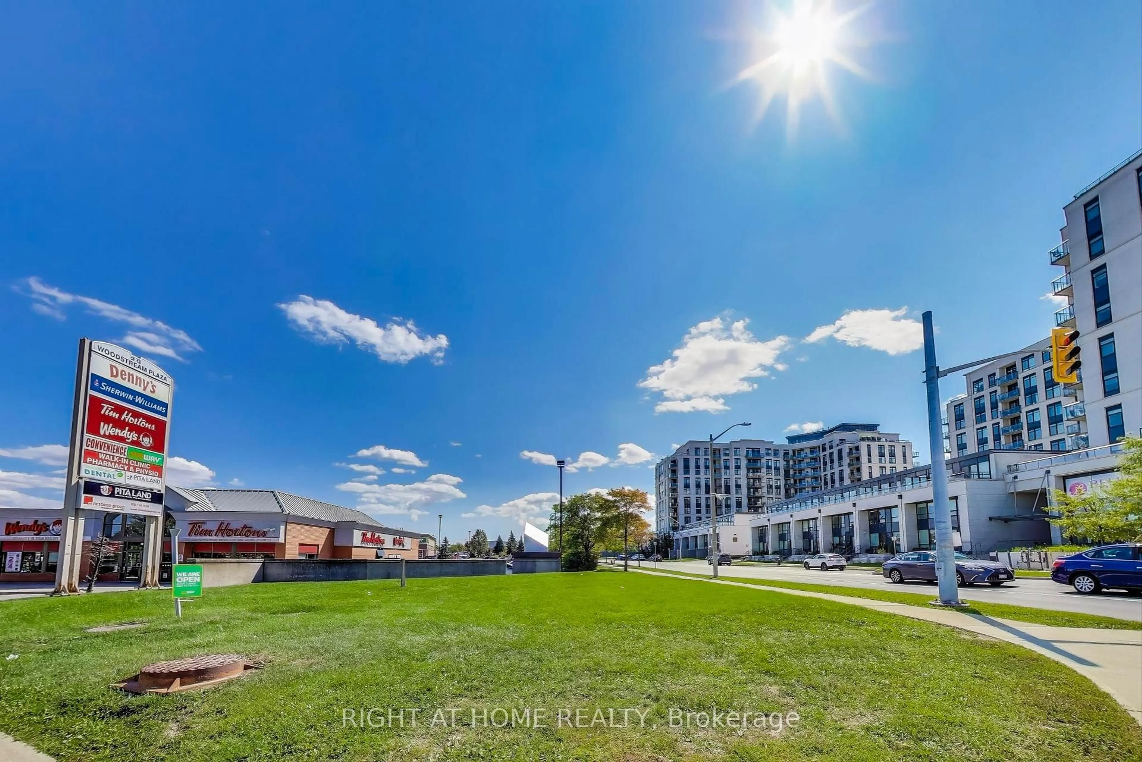 A pic from outside/outdoor area/front of a property/back of a property/a pic from drone, unknown for 12 Woodstream Blvd #317, Vaughan Ontario L4L 8C3