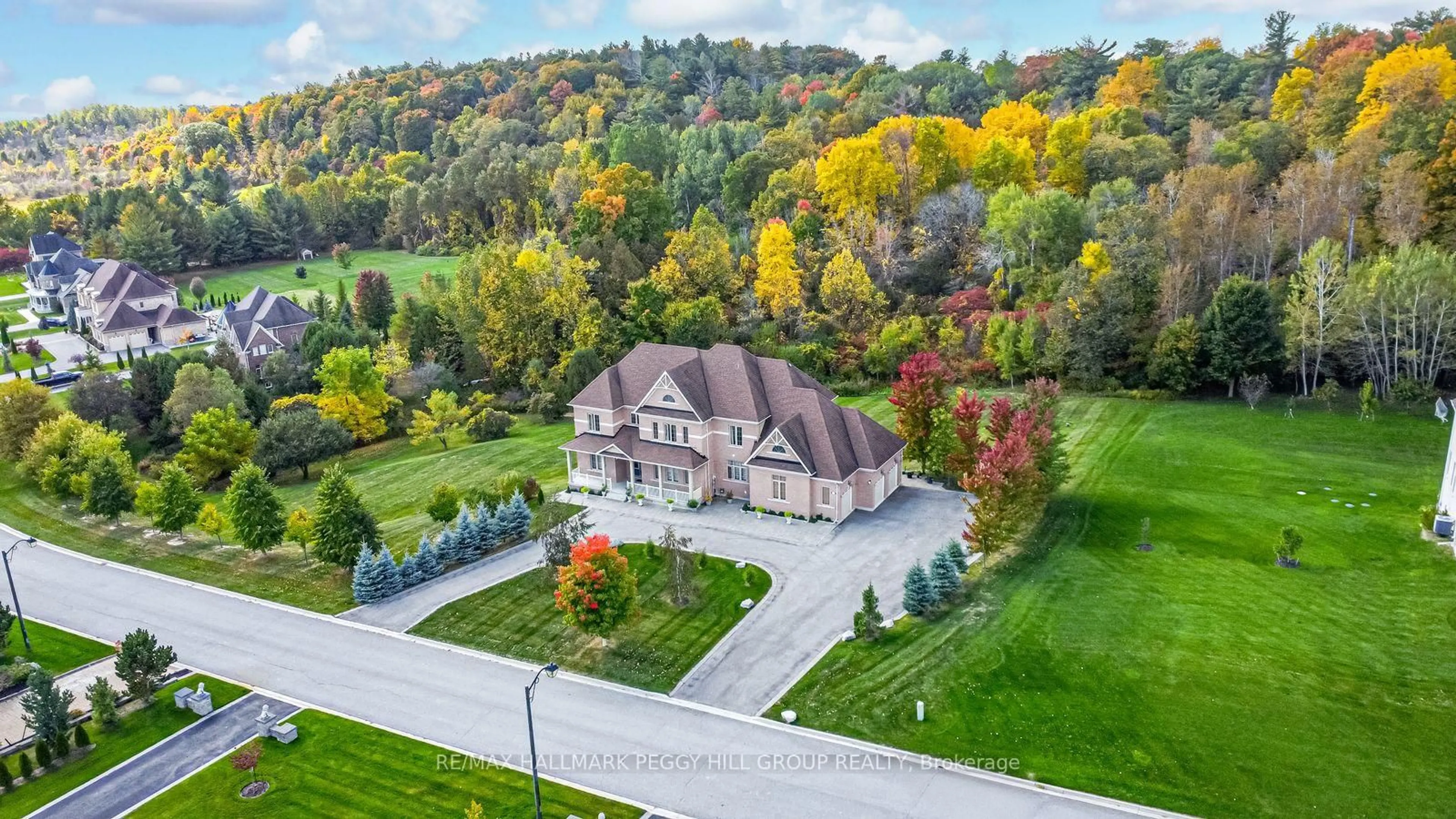 A pic from outside/outdoor area/front of a property/back of a property/a pic from drone, unknown for 102 Pine Hill Rd, Bradford West Gwillimbury Ontario L3Z 0H1