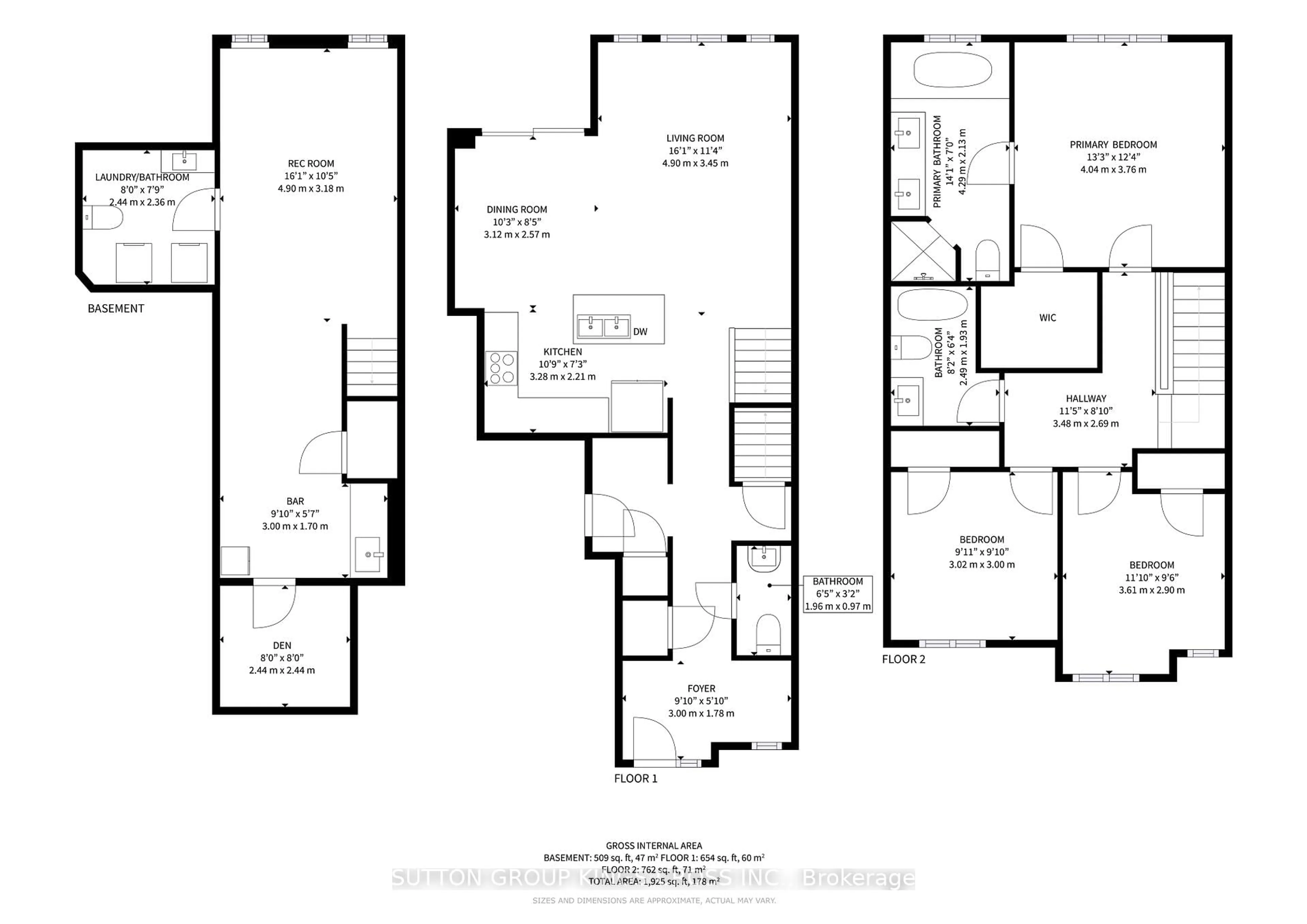 Floor plan for 119 Wagner Cres, Essa Ontario L0M 1B6