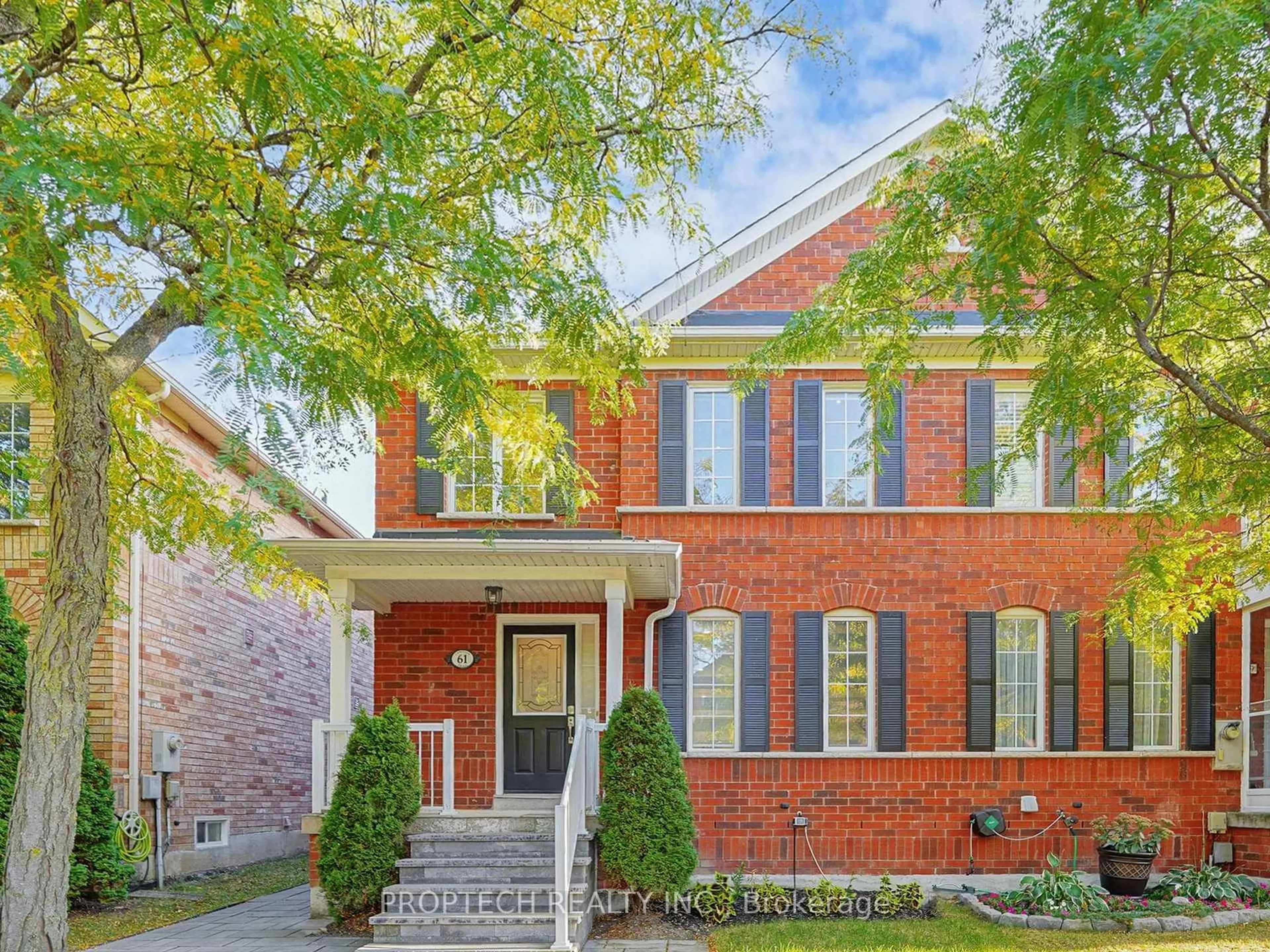 Home with brick exterior material, street for 61 Cariglia Tr, Markham Ontario L3R 4X1