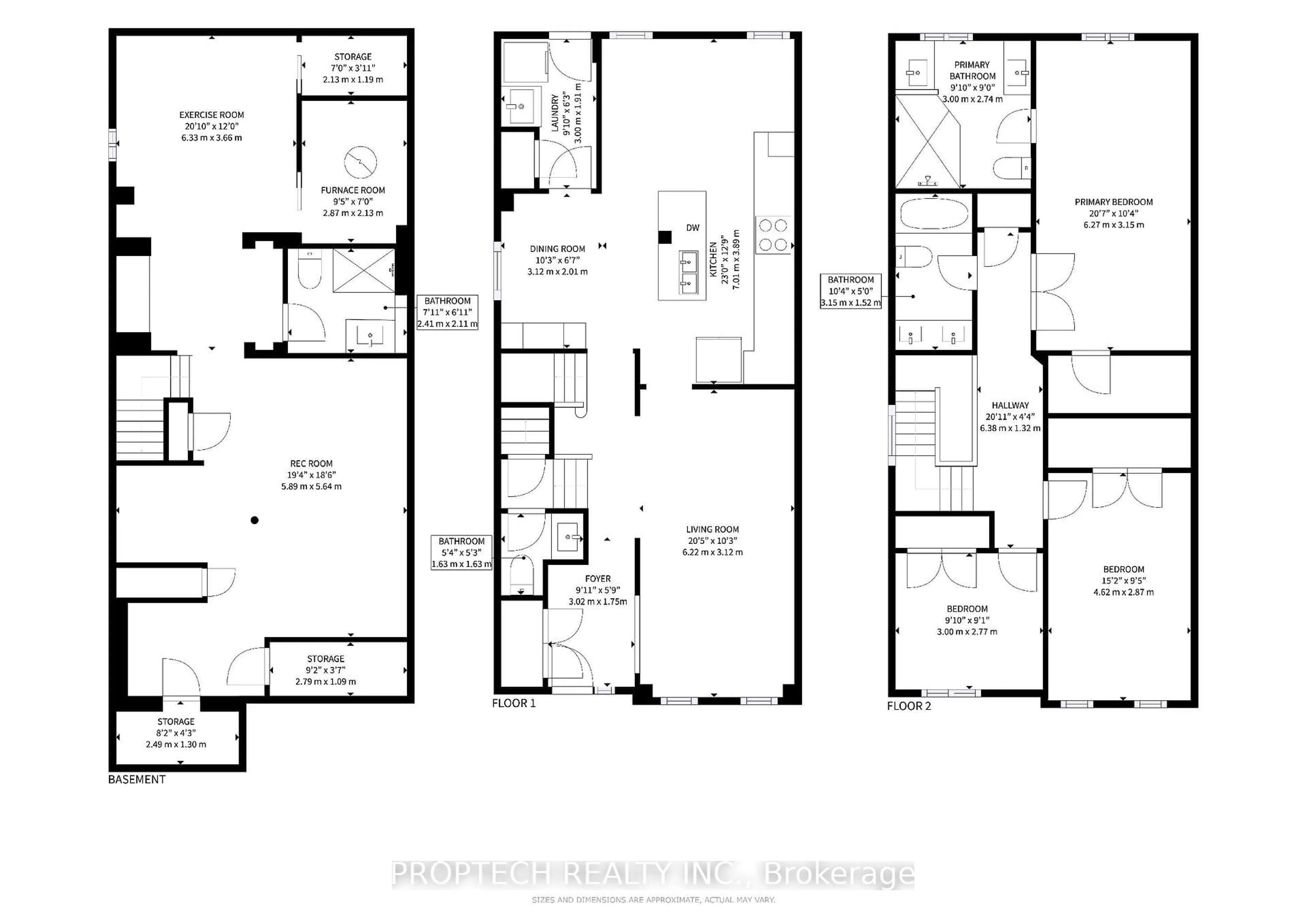 Floor plan for 61 Cariglia Tr, Markham Ontario L3R 4X1