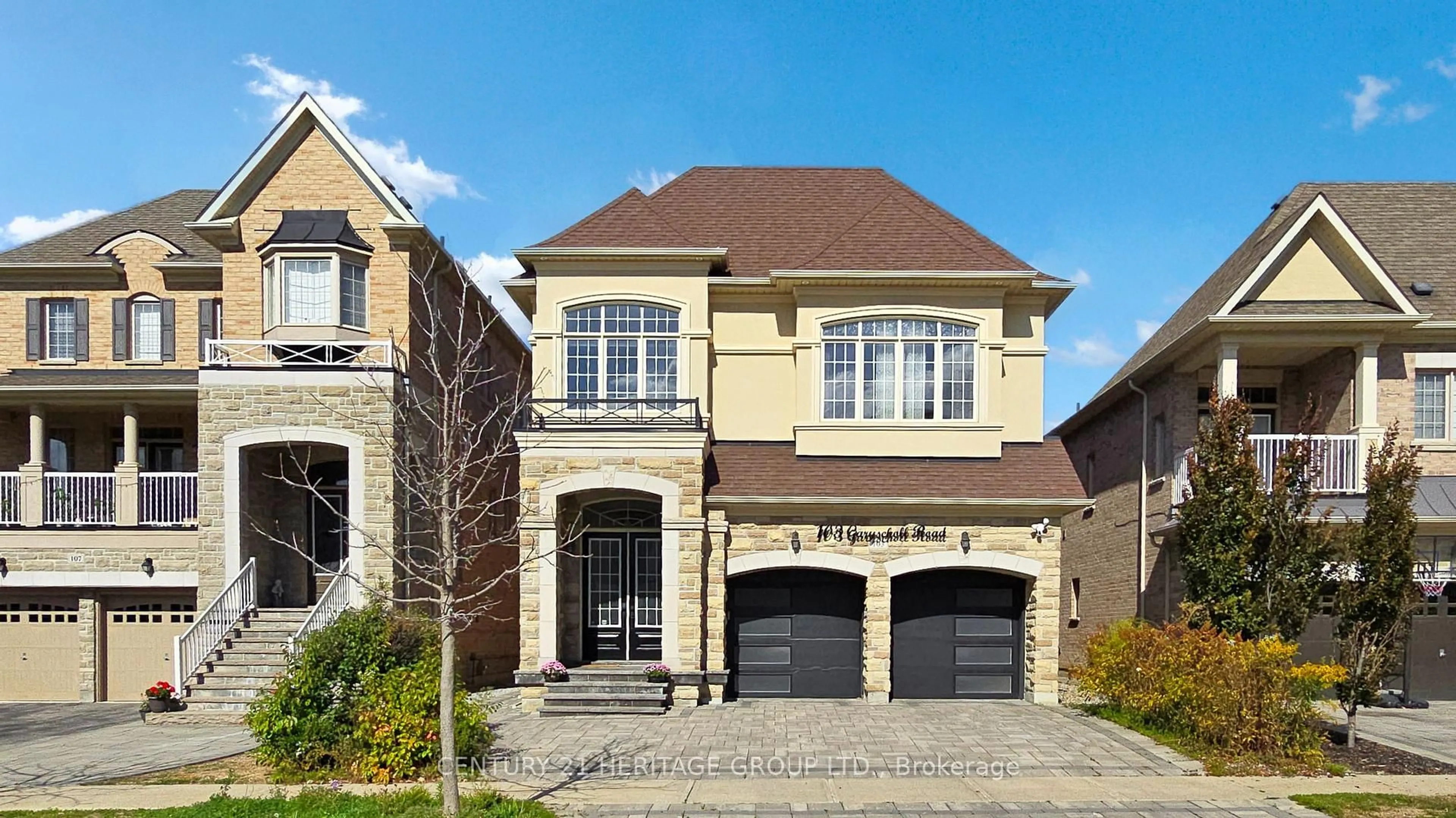 Home with brick exterior material, street for 103 Garyscholl Rd, Vaughan Ontario L4H 3R4