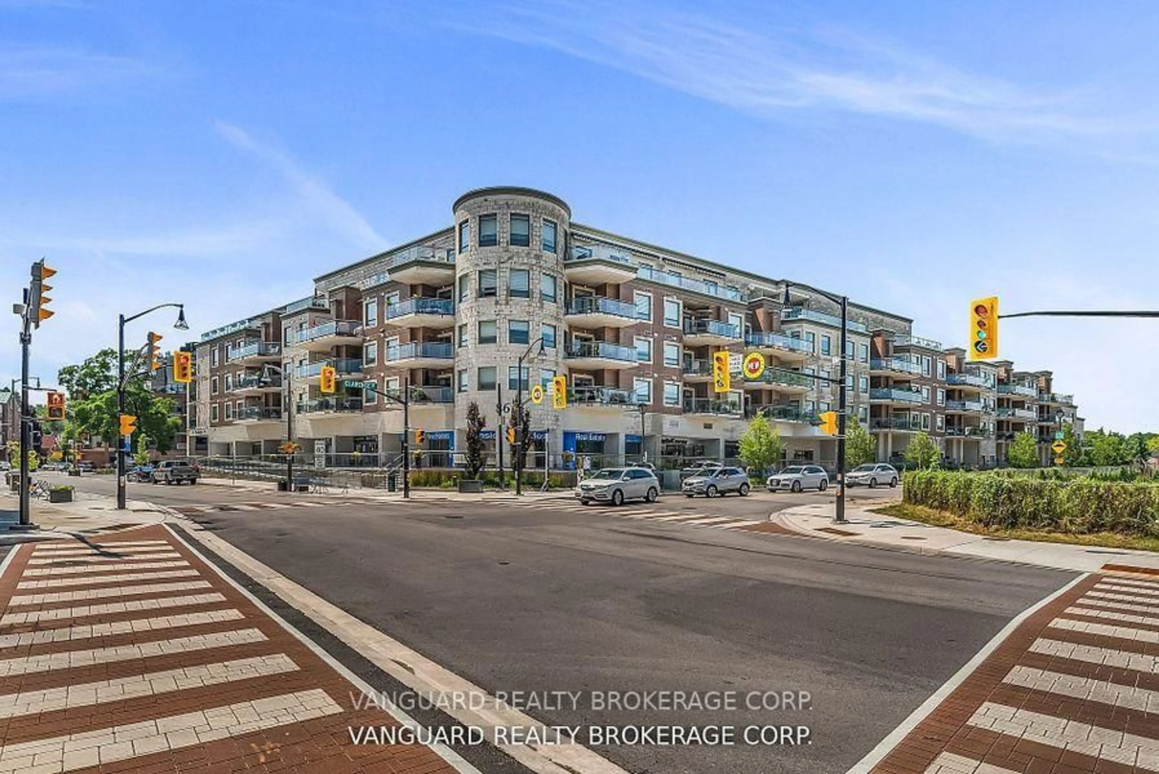 A pic from outside/outdoor area/front of a property/back of a property/a pic from drone, unknown for 86 Woodbridge Ave #209, Vaughan Ontario L4L 0E4