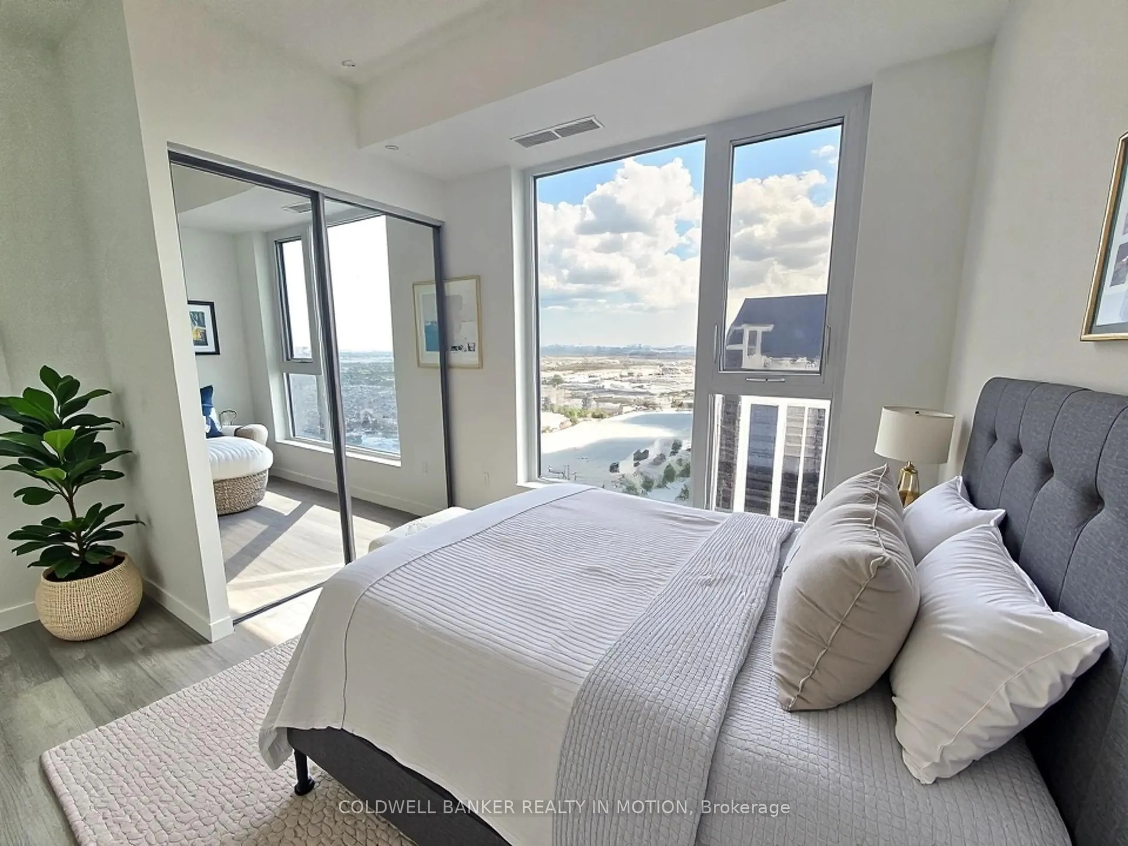 Bedroom with bed, unknown for 10 Abeja St #2418, Vaughan Ontario L4K 0R4