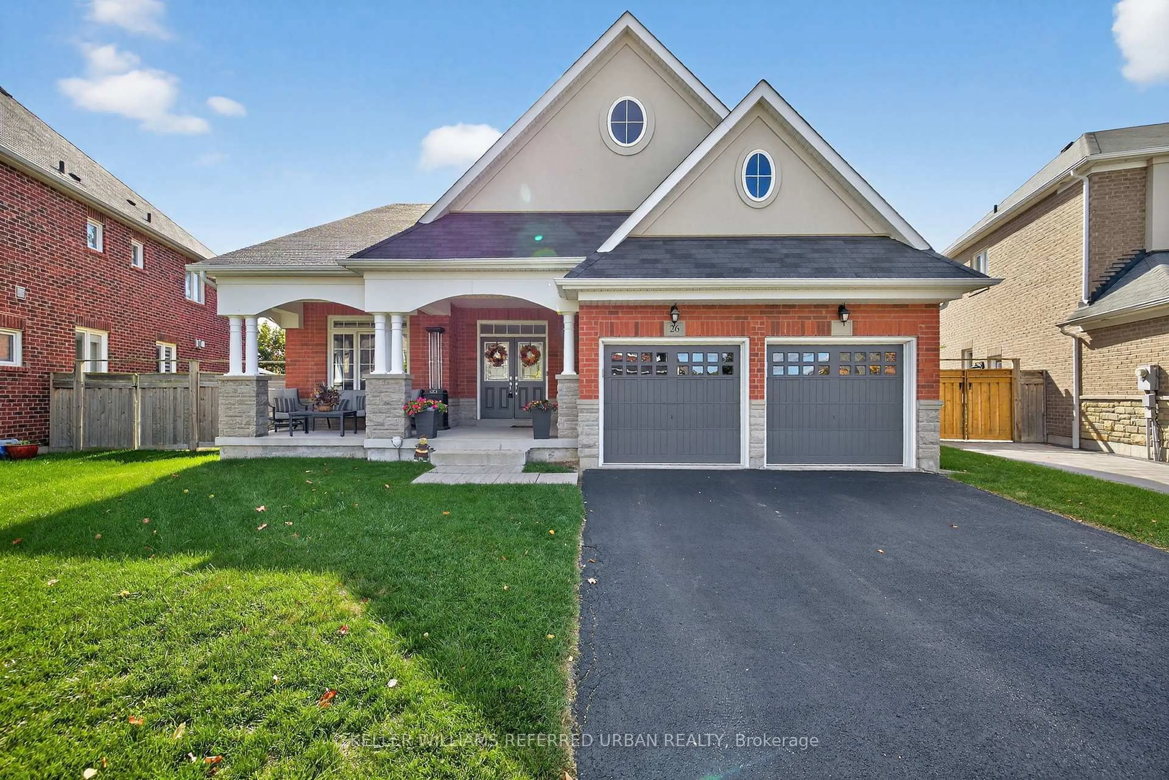 Home with brick exterior material, street for 26 Waterton Way, Bradford West Gwillimbury Ontario L3Z 0R3