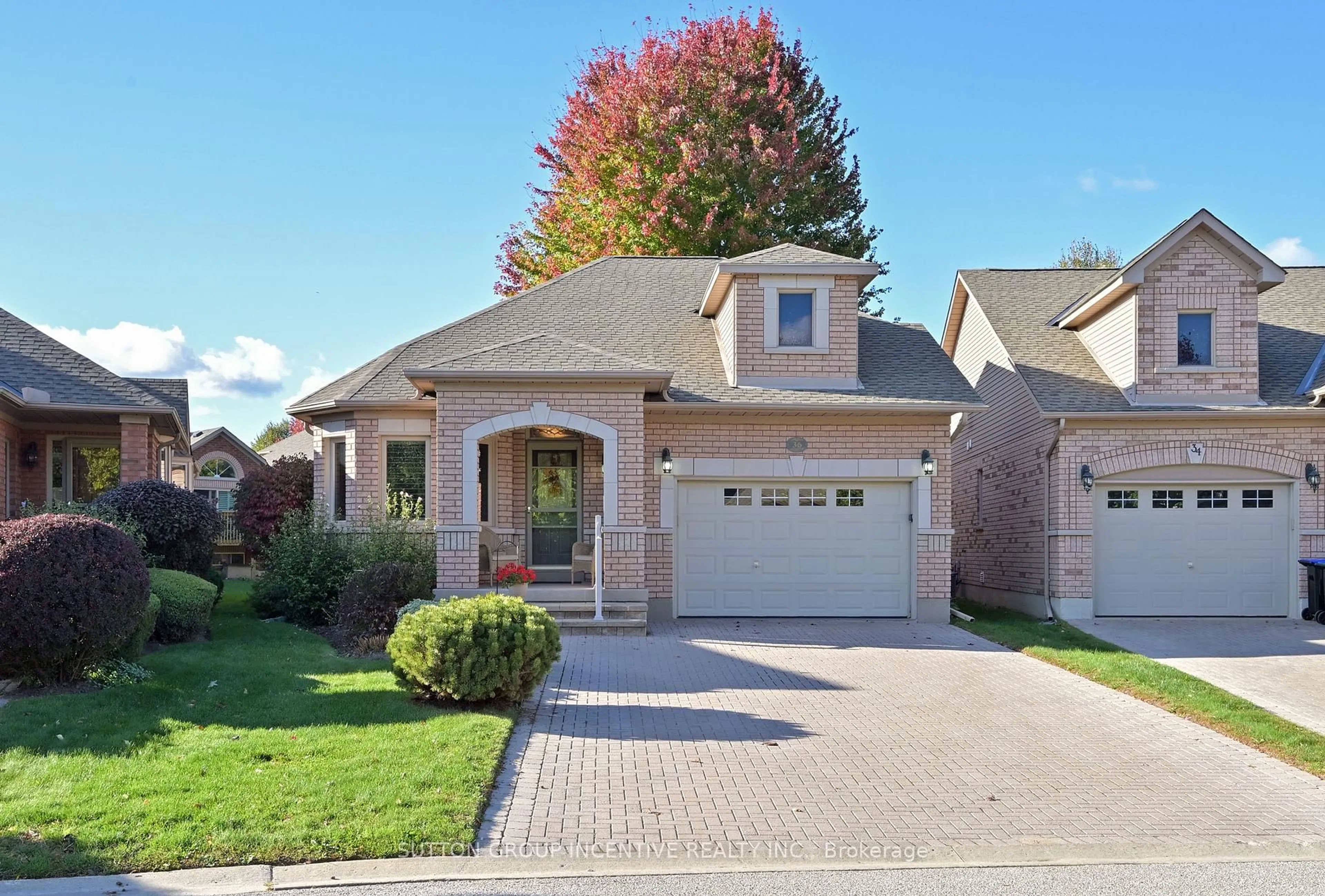 Home with brick exterior material, street for 36 Bella Vista Tr, New Tecumseth Ontario L9R 2C6
