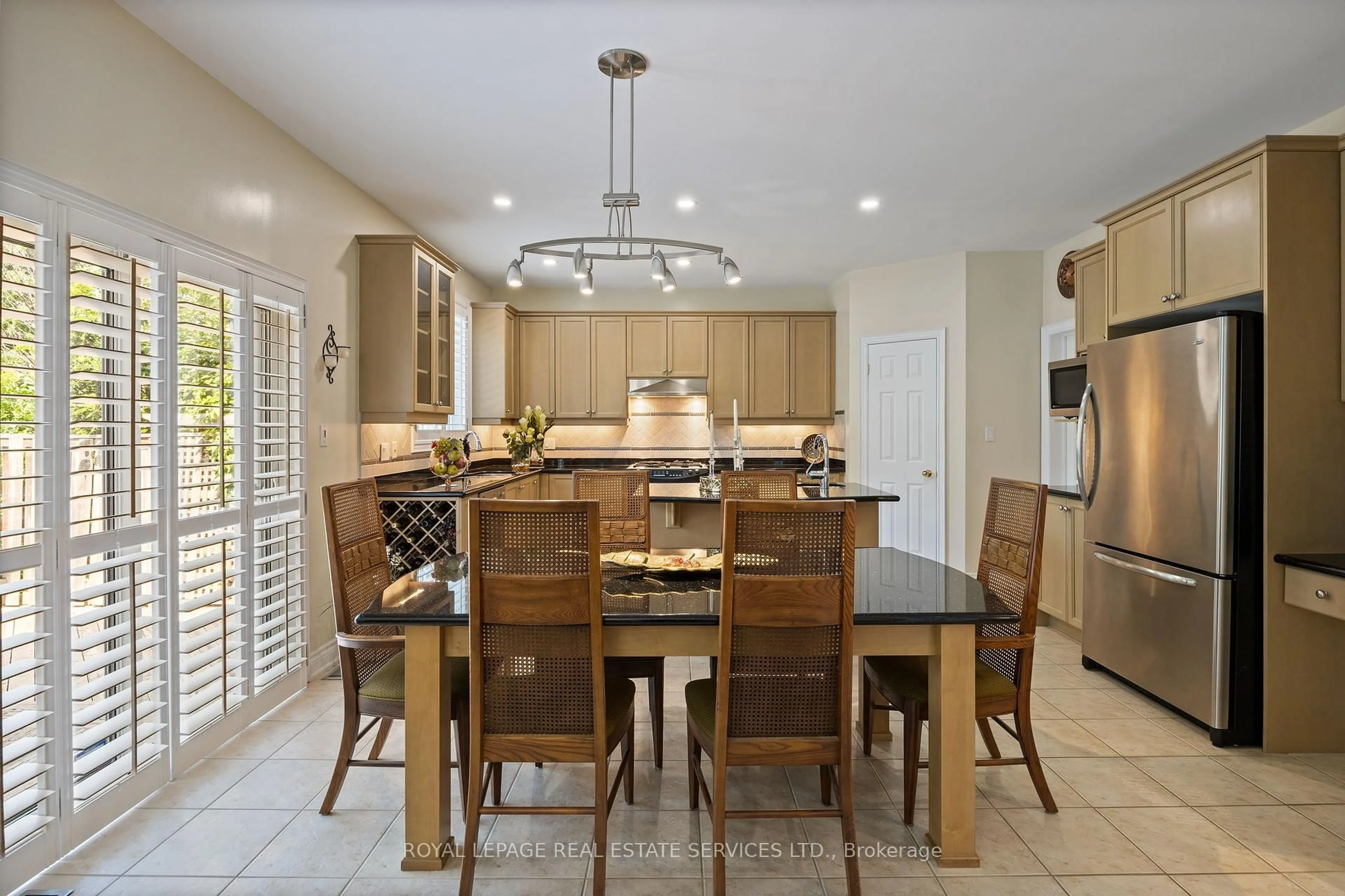 Contemporary kitchen, ceramic/tile floor for 96 Bradgate Dr, Markham Ontario L3T 7M3