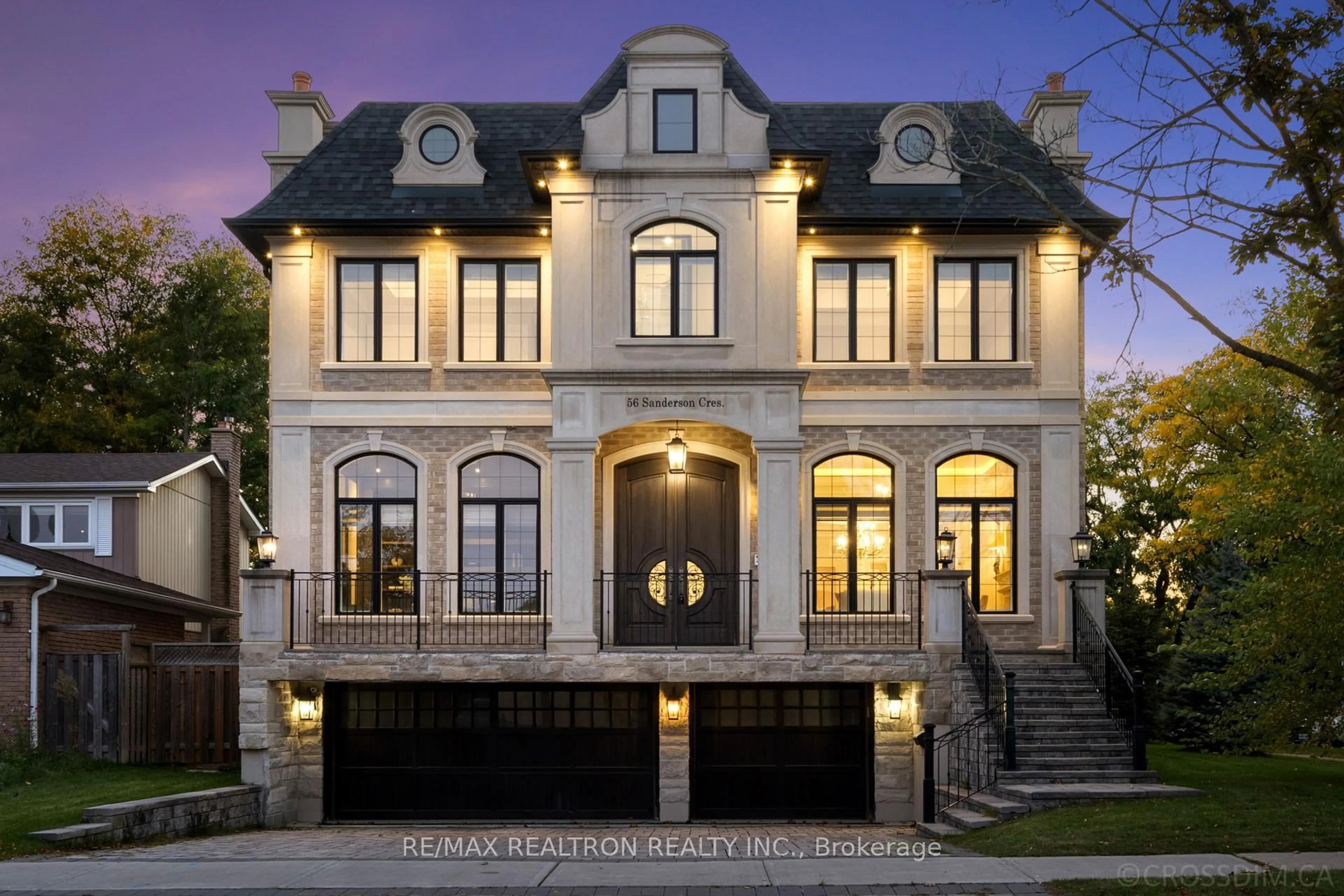 Home with brick exterior material, street for 56 Sanderson Cres, Richmond Hill Ontario L4C 5L4
