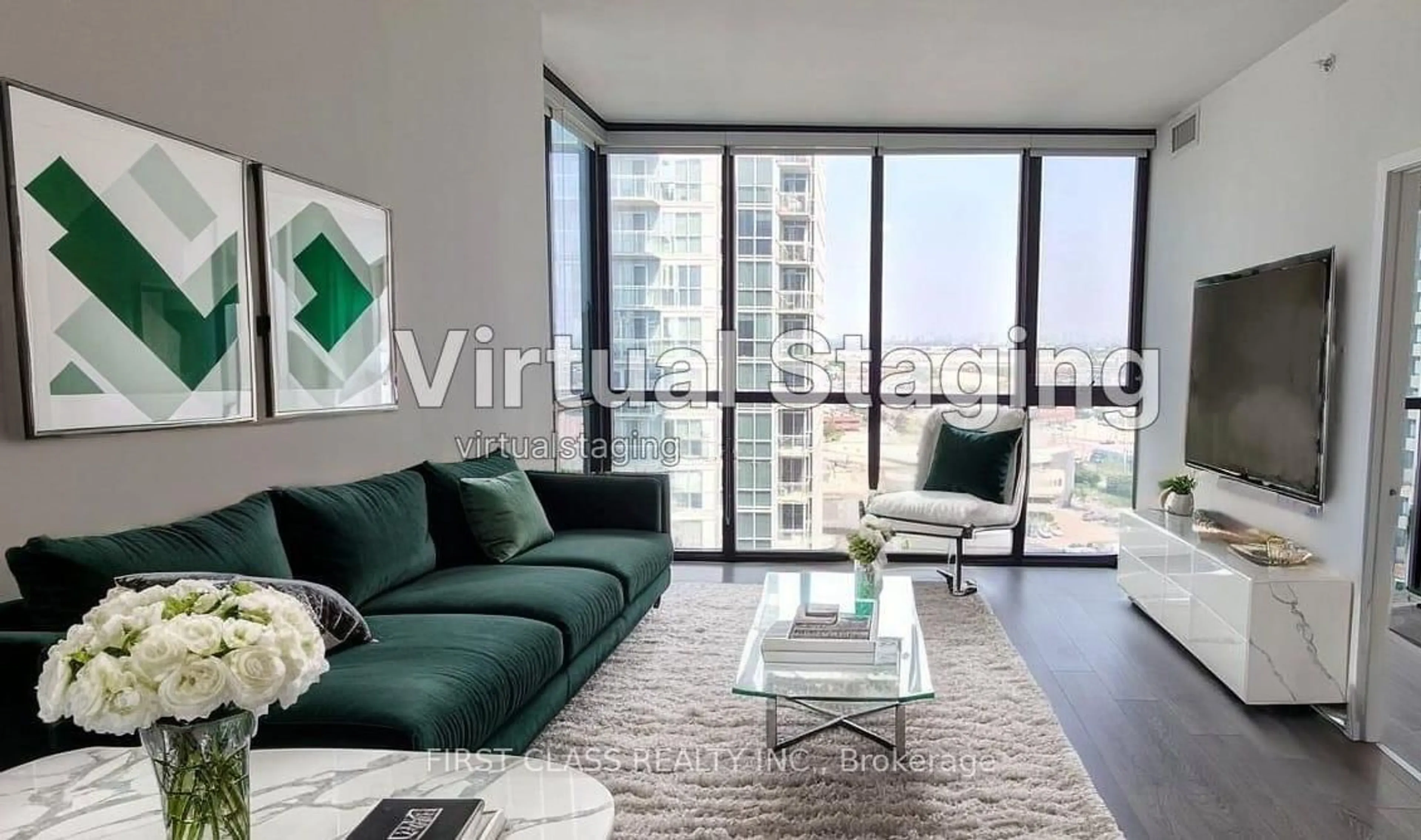 Living room with furniture, unknown for 2916 Highway 7 #1309, Vaughan Ontario L4K 0K6