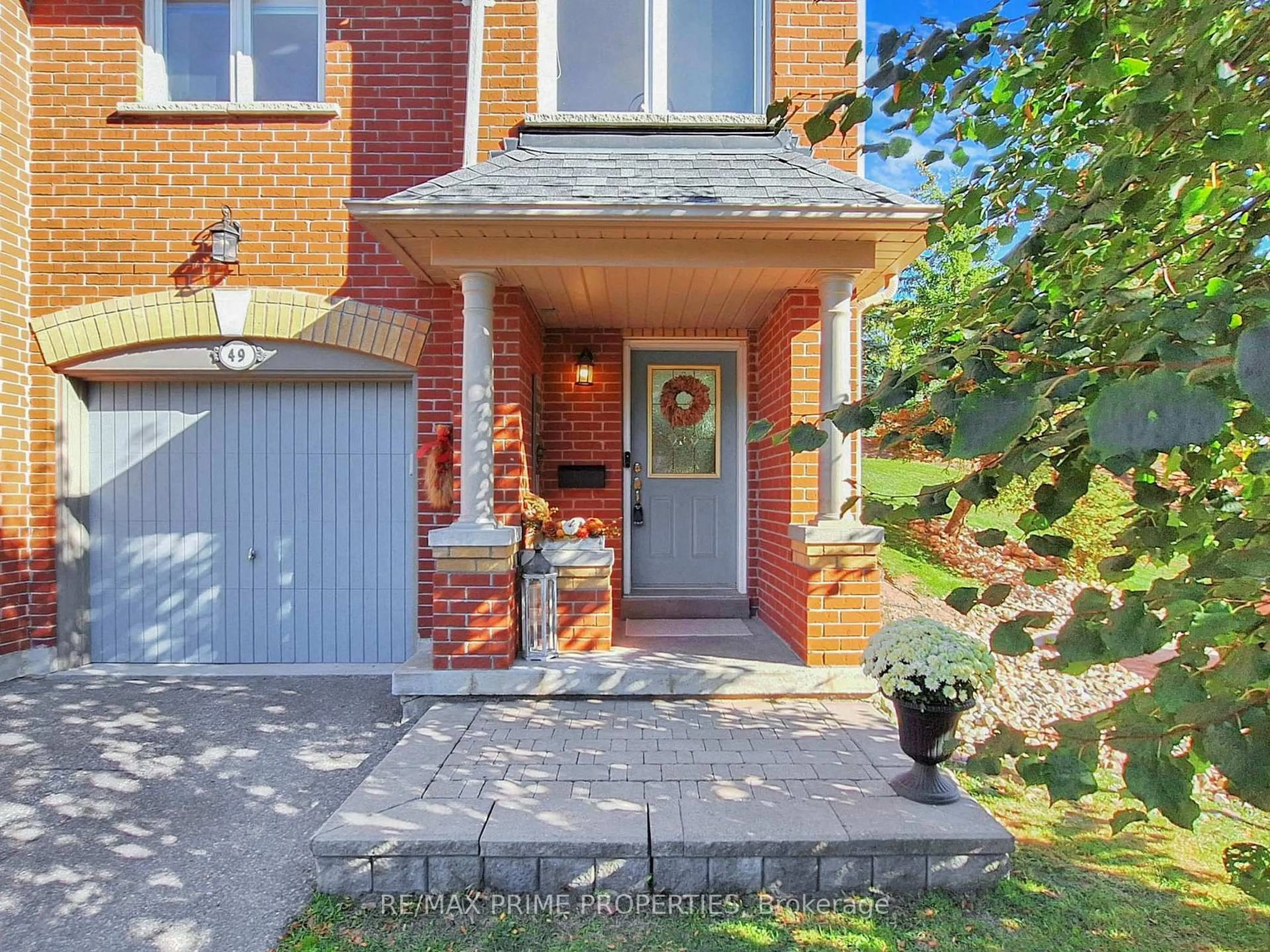 Home with brick exterior material, street for 49 Marmill Way, Markham Ontario L3P 7V6