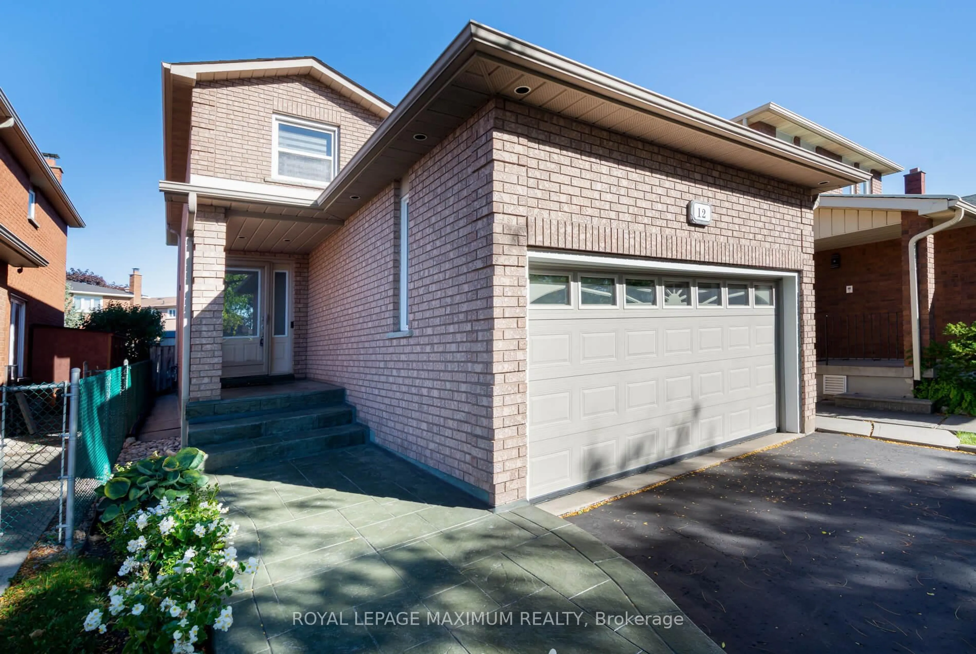 Home with brick exterior material, street for 12 Checker Crt, Vaughan Ontario L4J 5X3