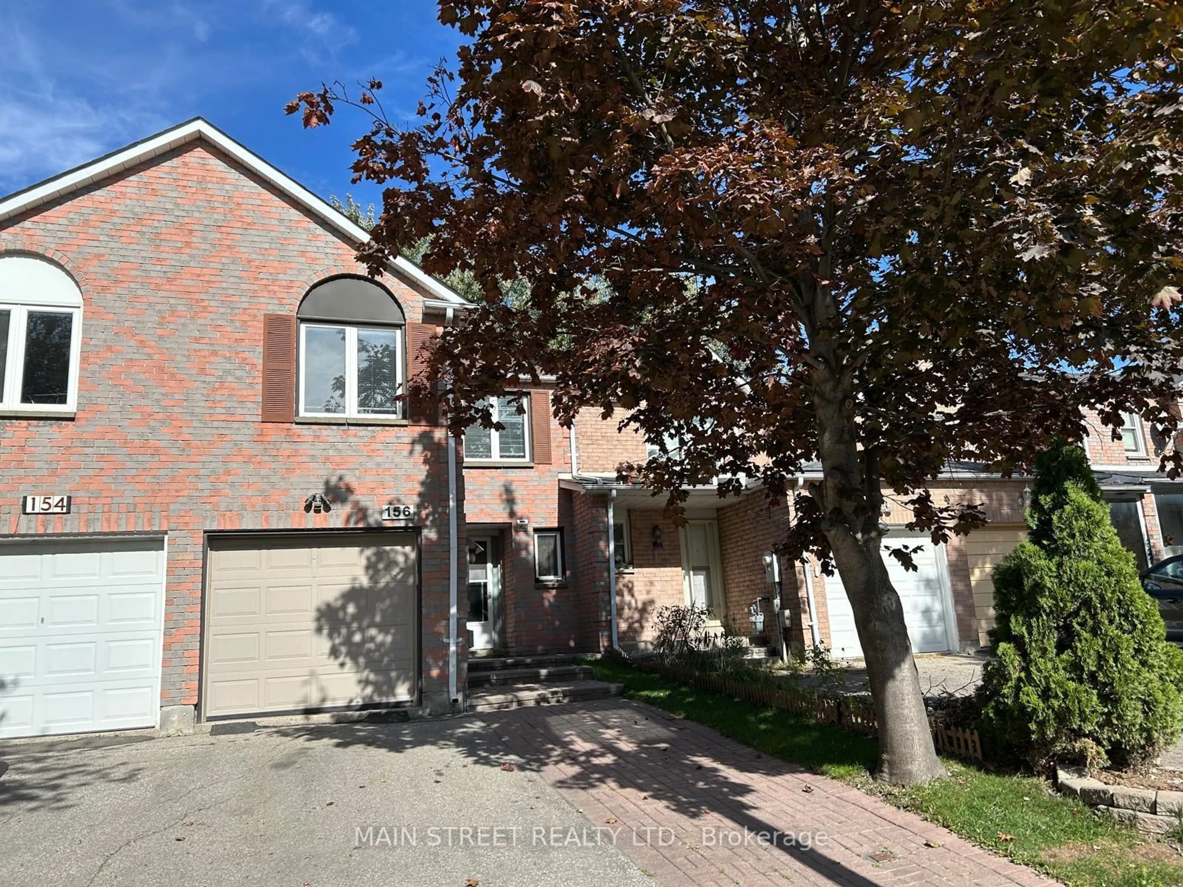 Home with brick exterior material, street for 156 Observatory Lane, Richmond Hill Ontario L4C 8K8