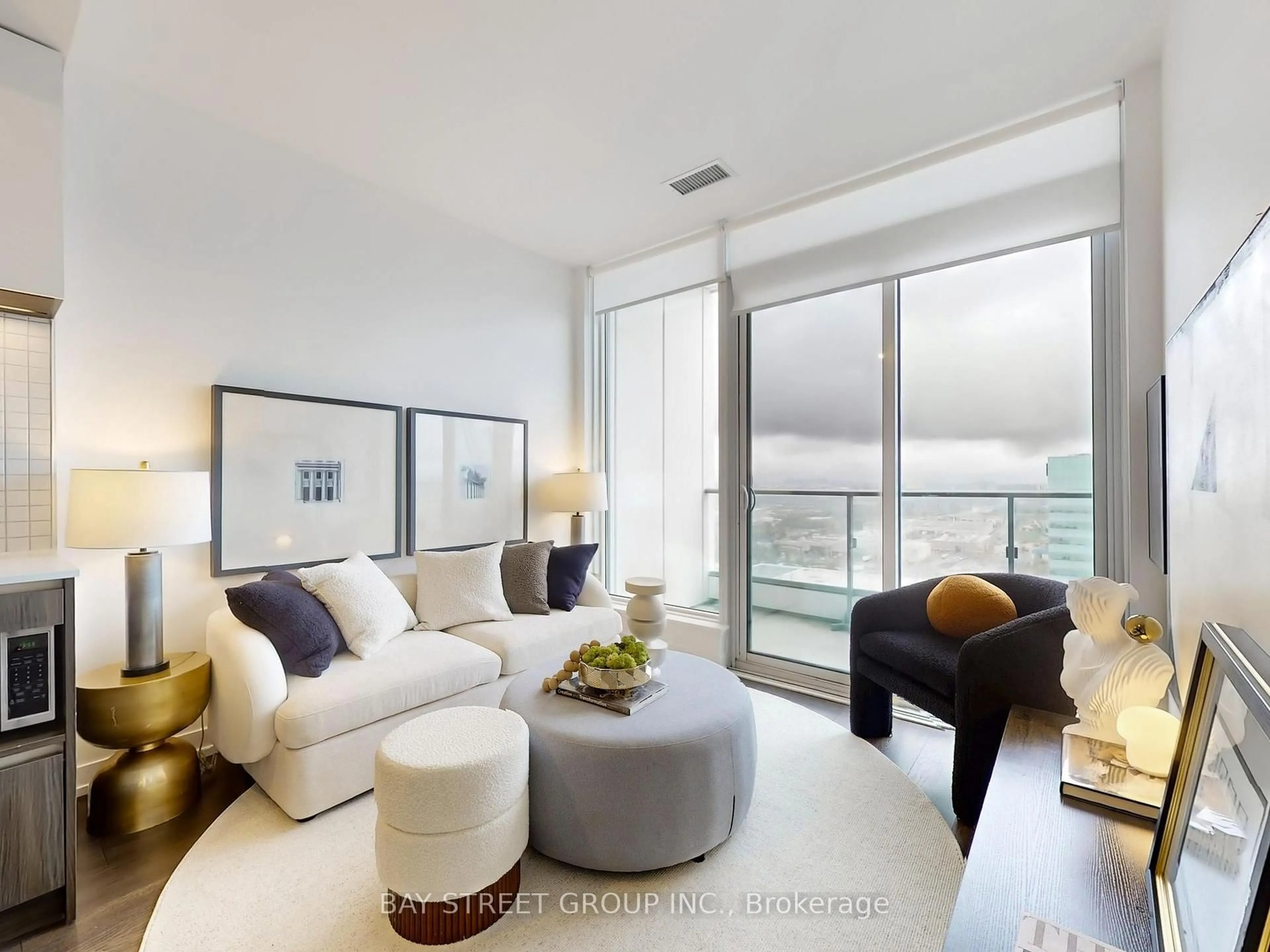 Living room with furniture, unknown for 5 Buttermill Ave #2308, Vaughan Ontario L4K 0J5
