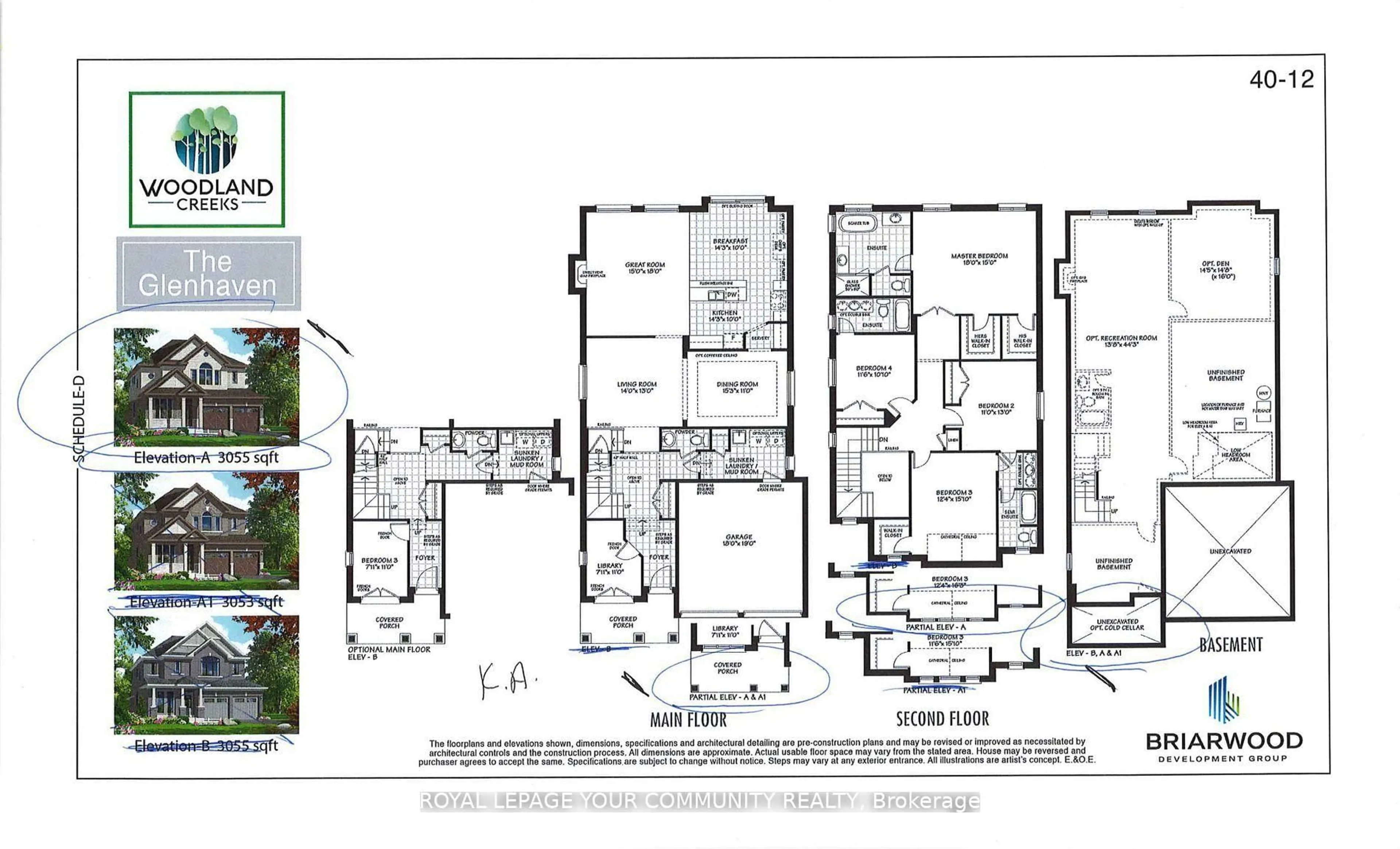 Floor plan for 26 Baycroft Blvd, Essa Ontario L0M 1B5