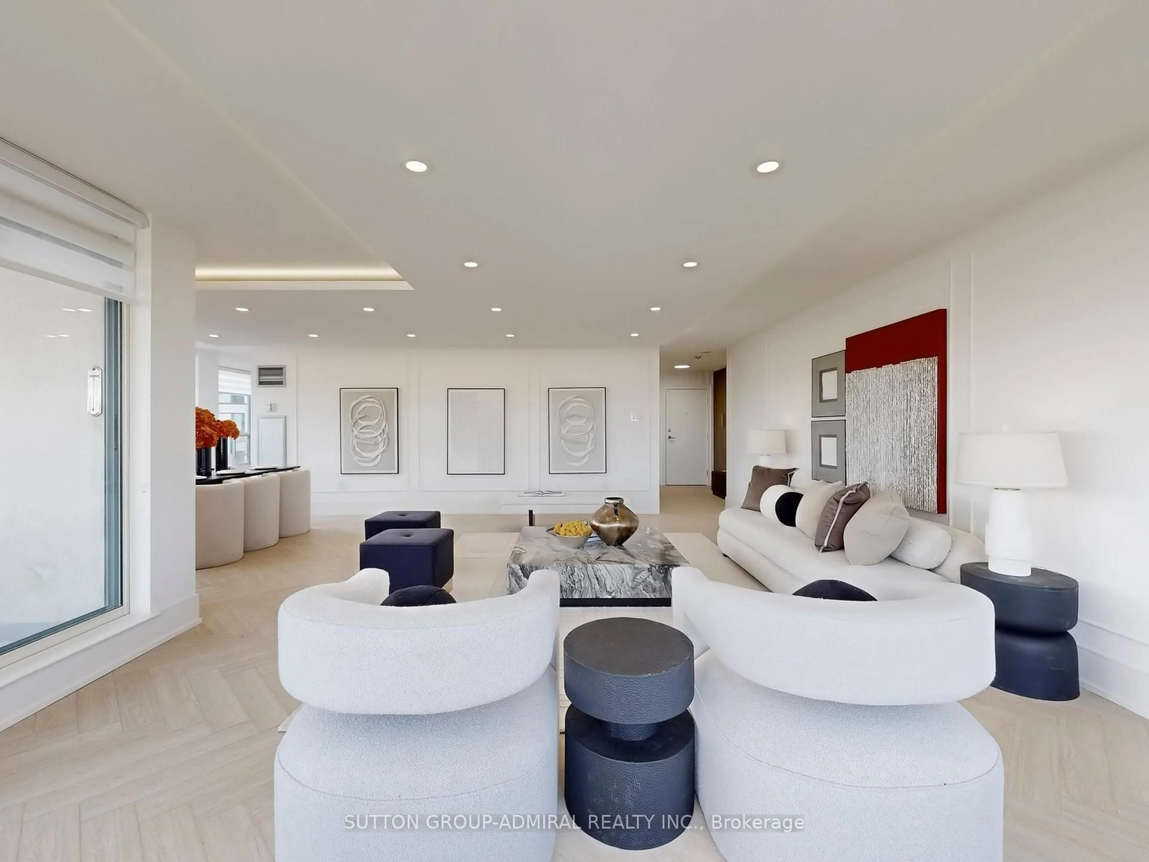 Living room with furniture, unknown for 1 Clark Ave #704, Vaughan Ontario L4J 7Y6