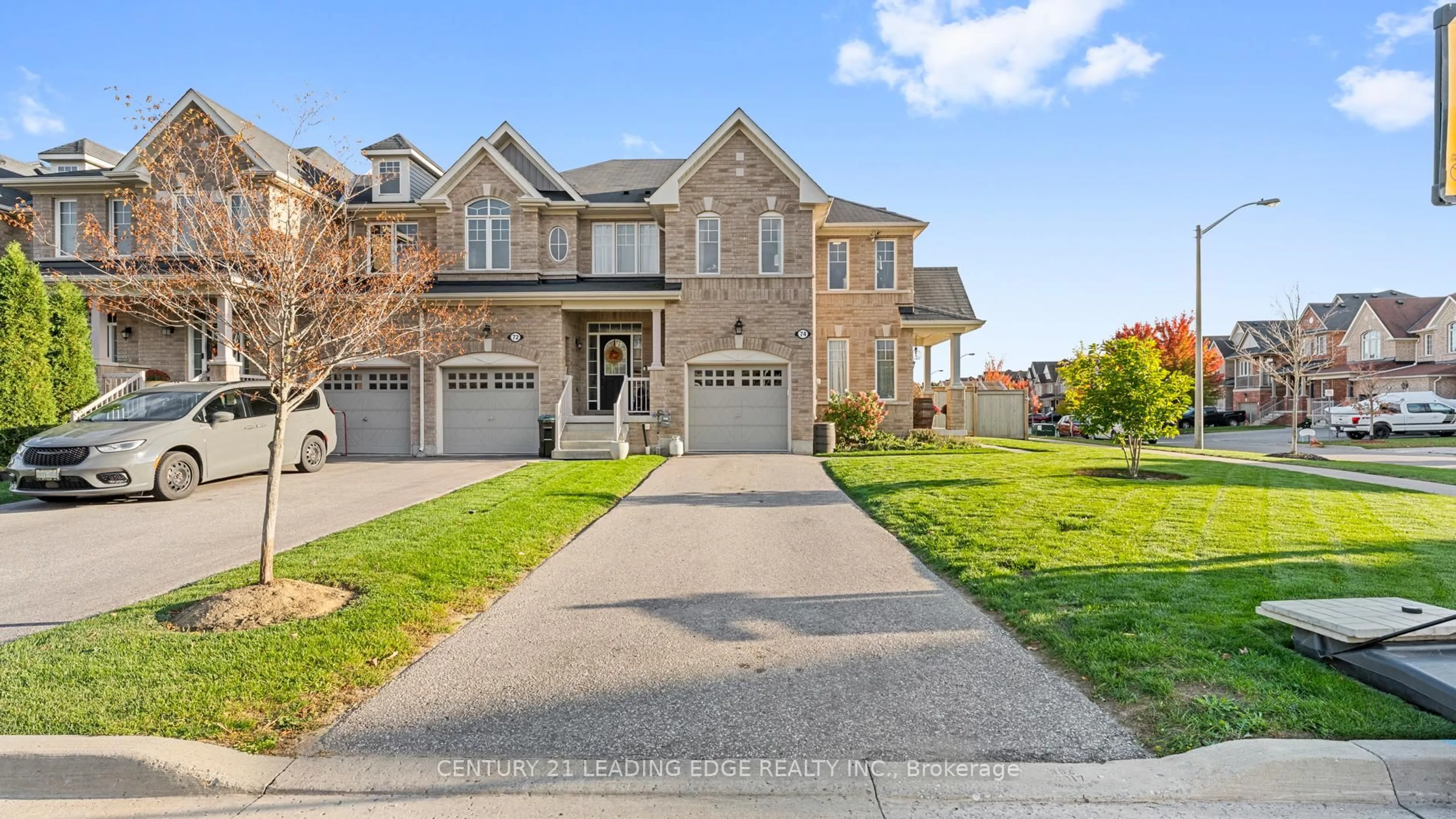 Home with brick exterior material, street for 74 Jackson Dr, New Tecumseth Ontario L0G 1W0
