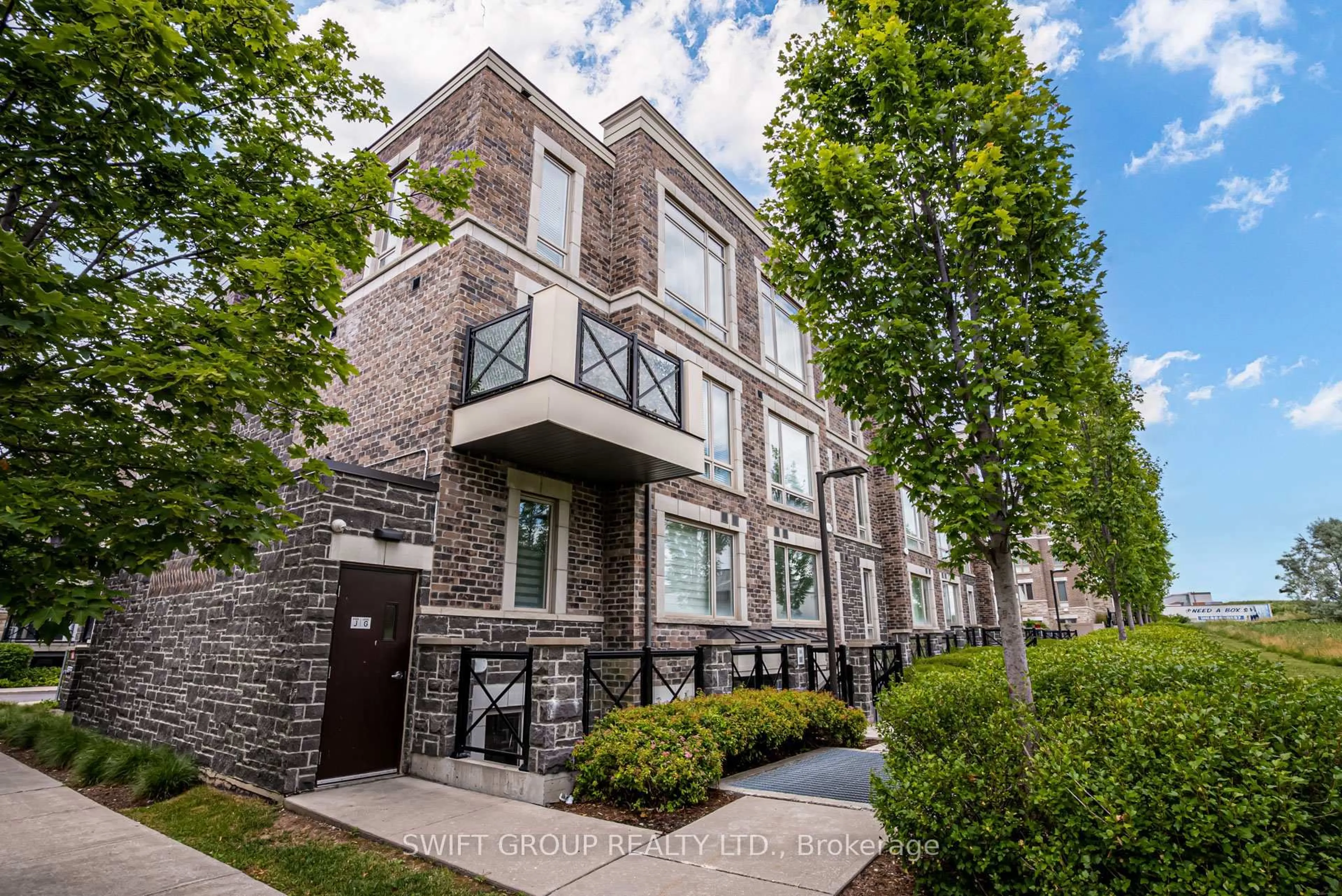 Home with brick exterior material, street for 1 Blanche Lane #801, Markham Ontario L6B 1N3