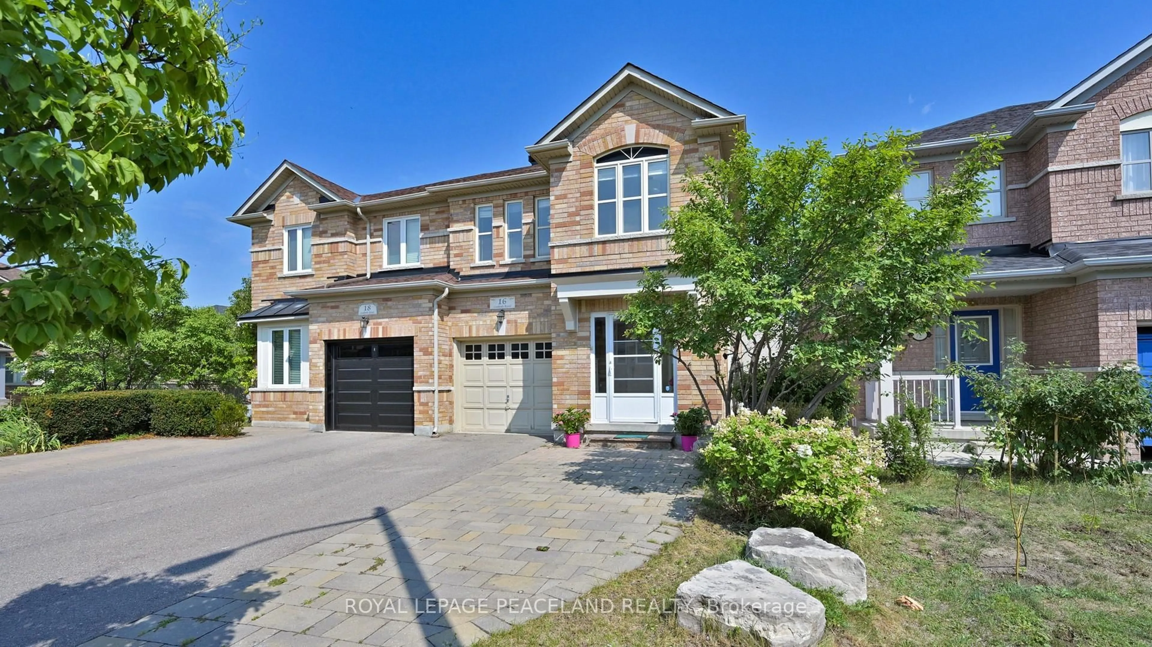 Home with brick exterior material, street for 16 Lealinds Rd, Vaughan Ontario L6A 0P5