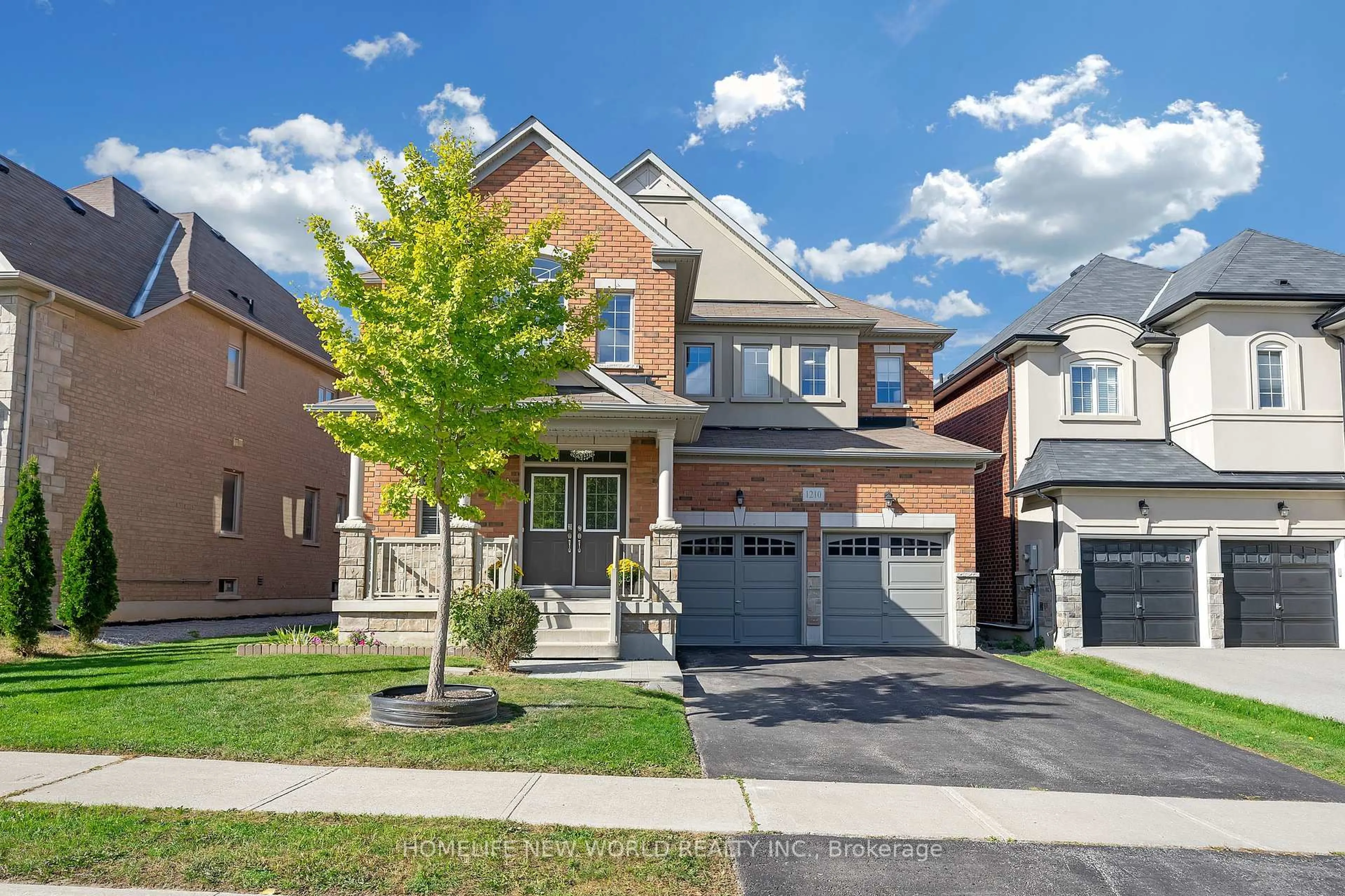 Home with brick exterior material, street for 1210 Atkins Dr, Newmarket Ontario L3X 0E1
