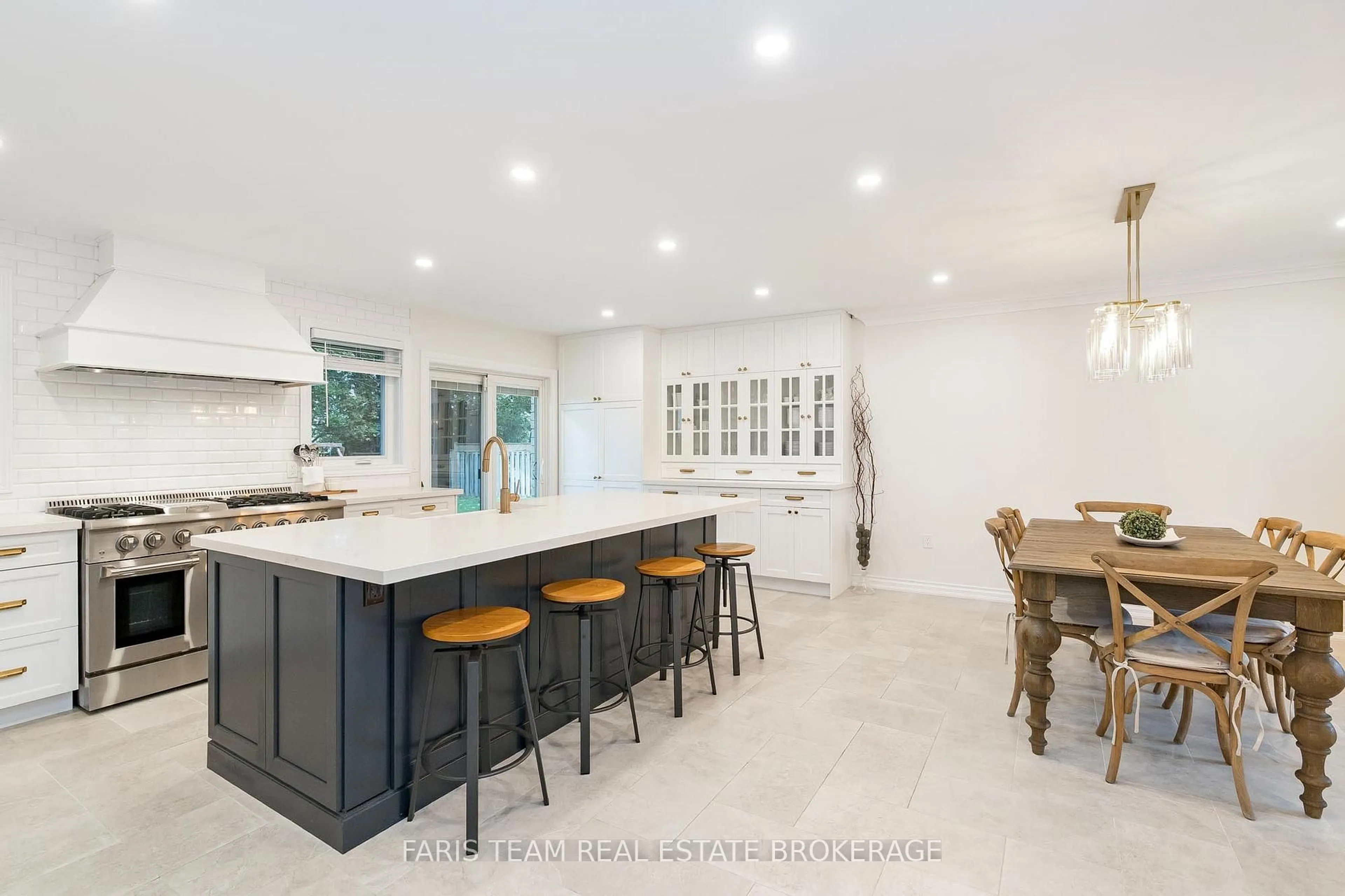 Contemporary kitchen, ceramic/tile floor for 848 Church Dr, Innisfil Ontario L0L 1K0
