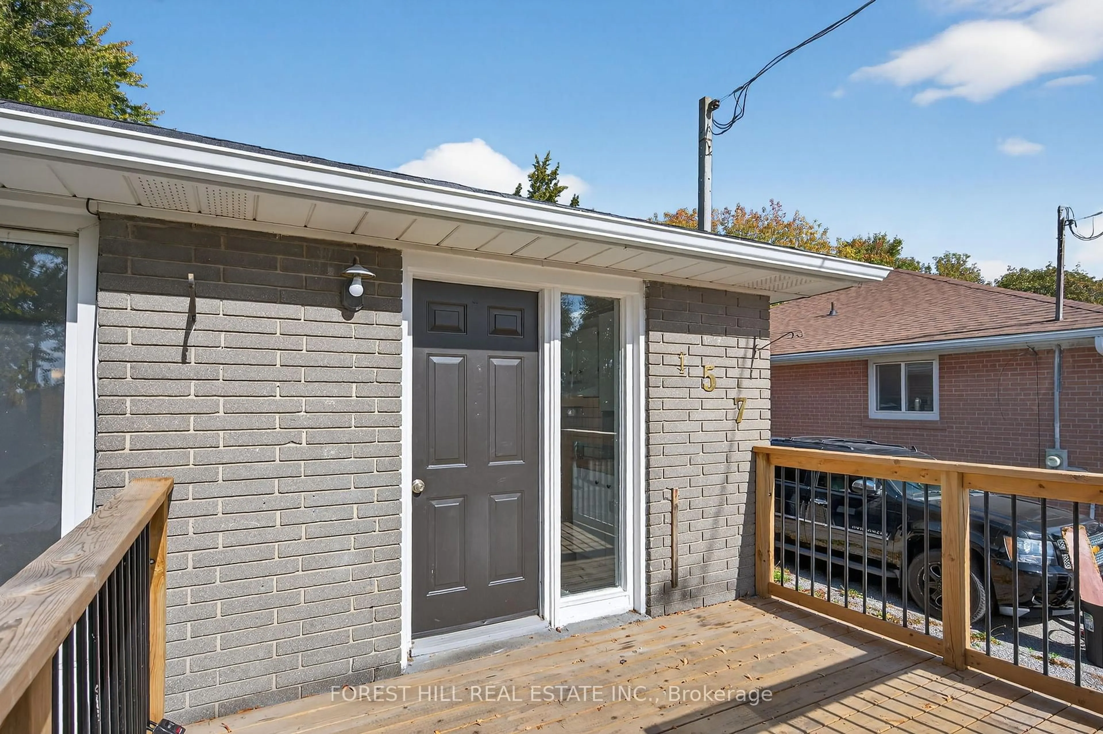 Home with brick exterior material, street for 157 Septonne Ave, Newmarket Ontario L3Y 2W4