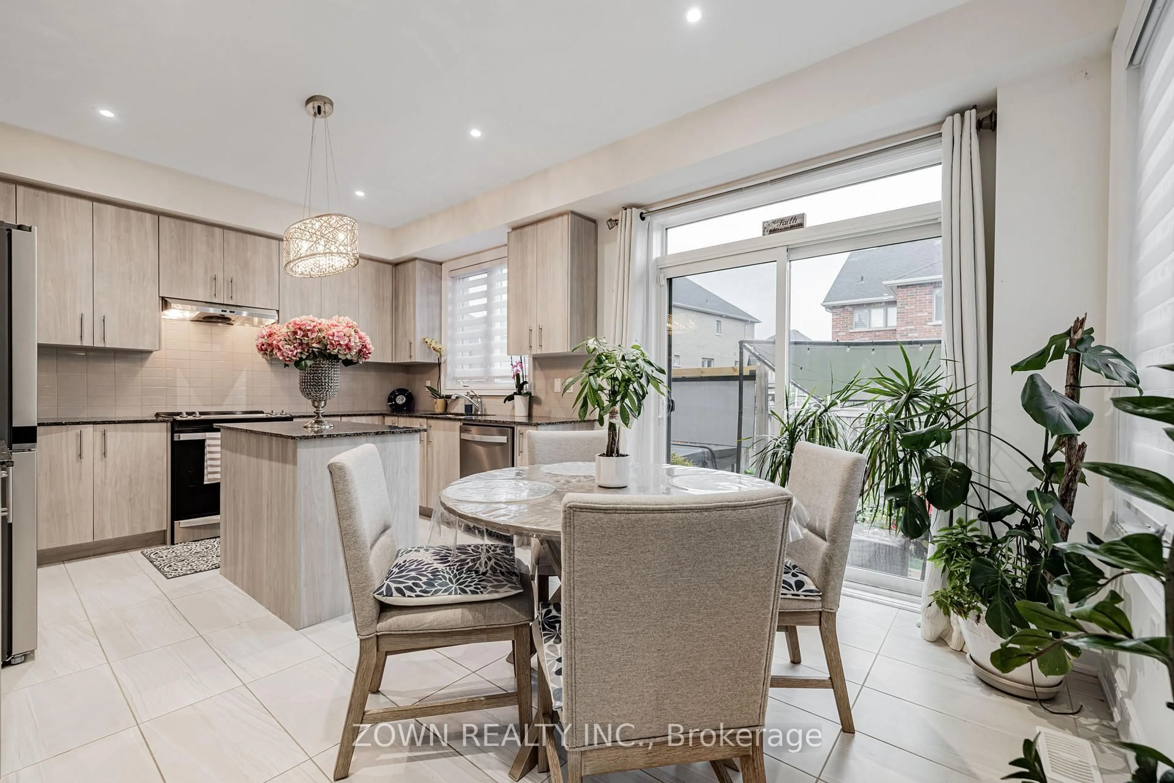 Contemporary kitchen, ceramic/tile floor for 1352 Blackmore St, Innisfil Ontario L9S 0P2