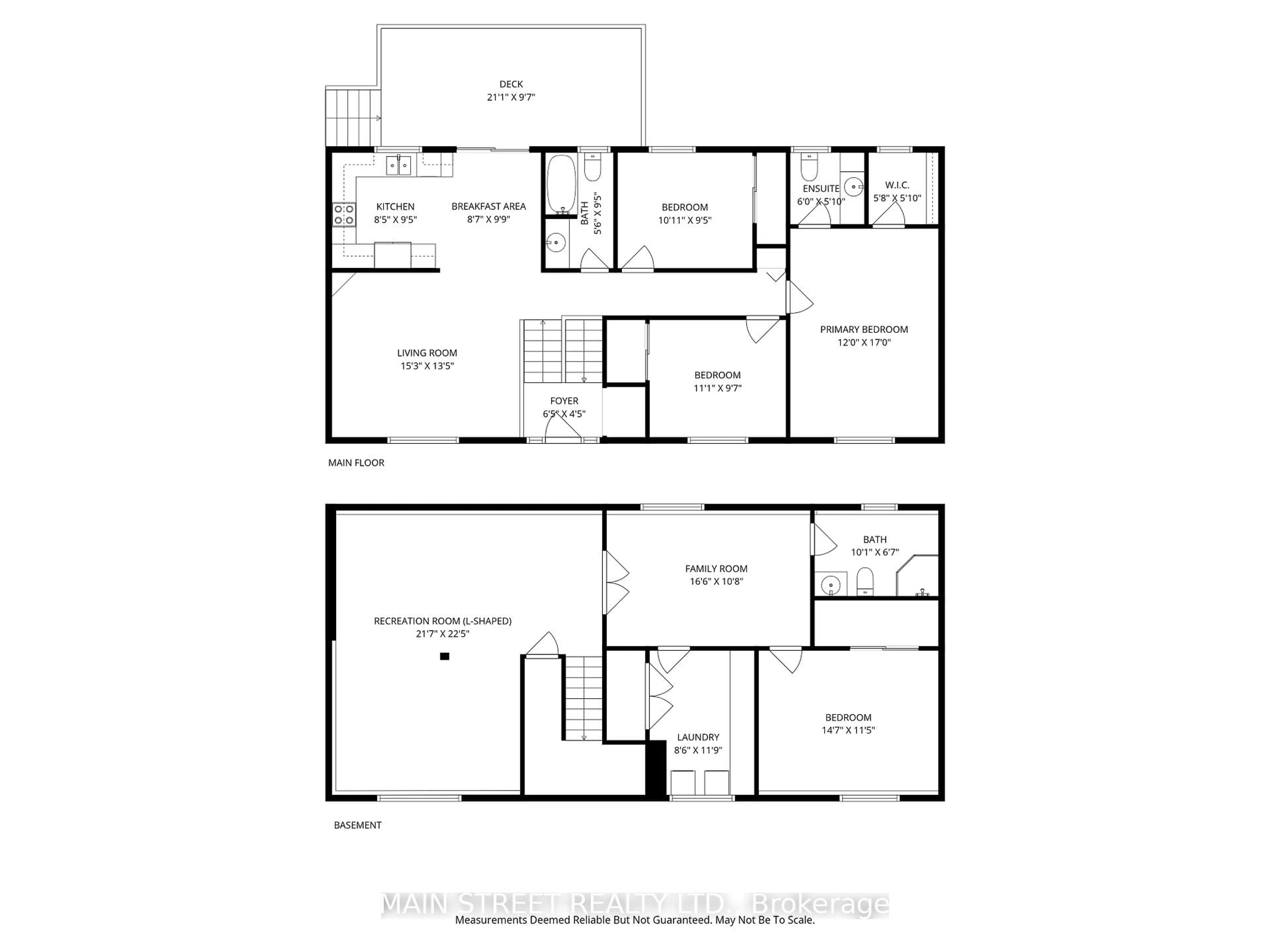 Floor plan for 32 Beaverdale Cres, Georgina Ontario L0E 1N0