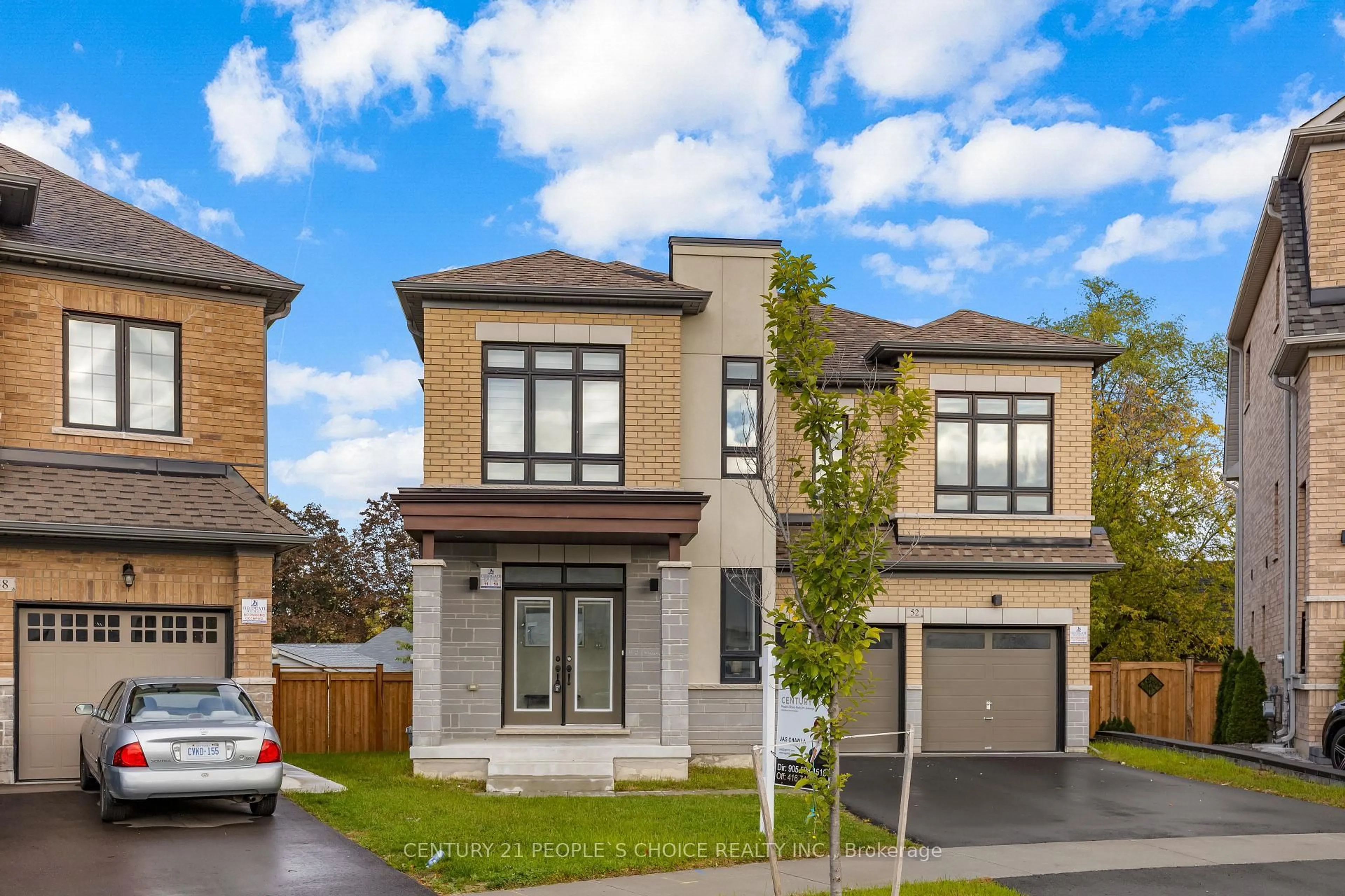 Home with brick exterior material, street for 52 Coldwell Bay Circ, Vaughan Ontario L0J 1C0