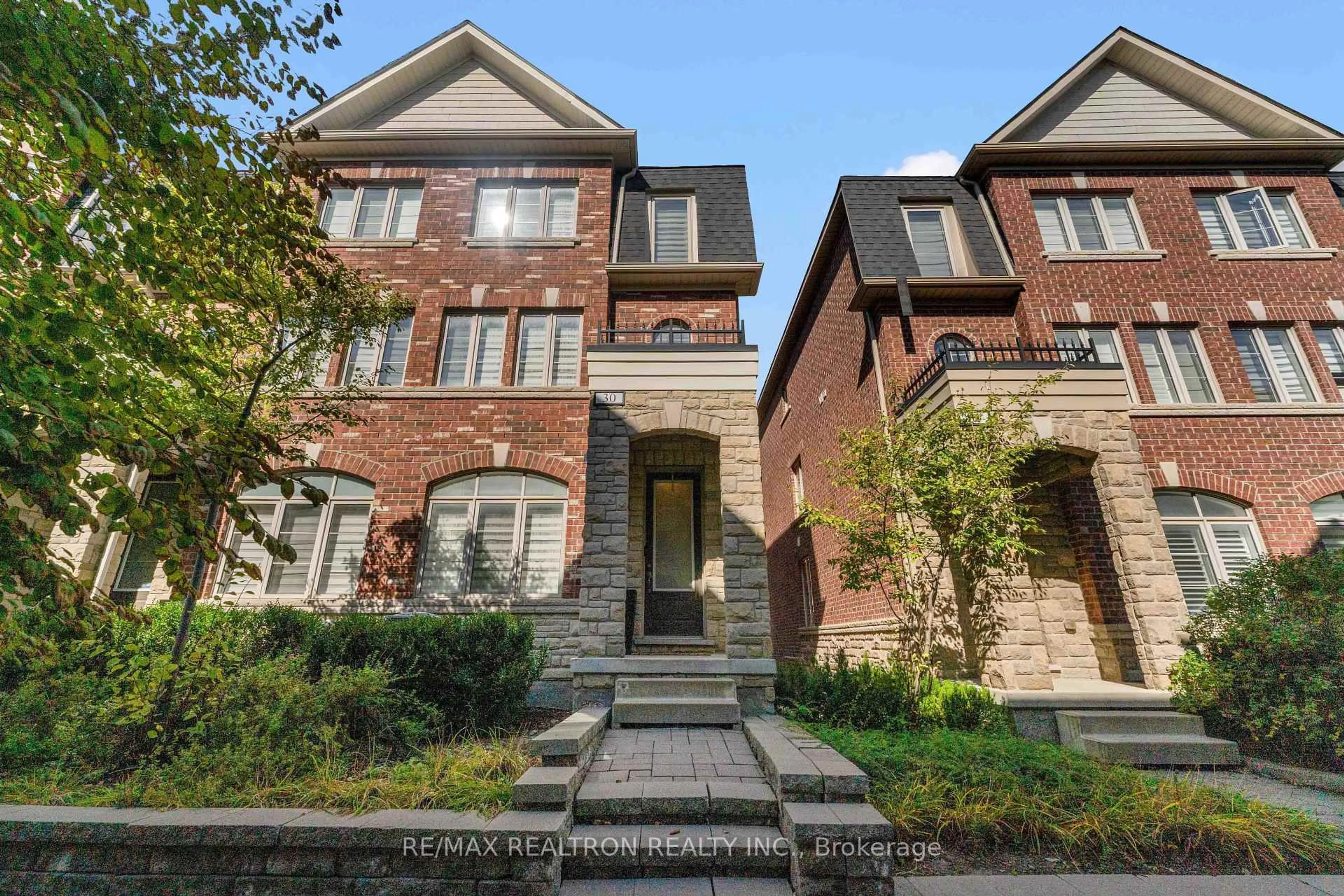 Home with brick exterior material, street for 1331 Major Mackenzie Dr #30, Vaughan Ontario L6A 4W4