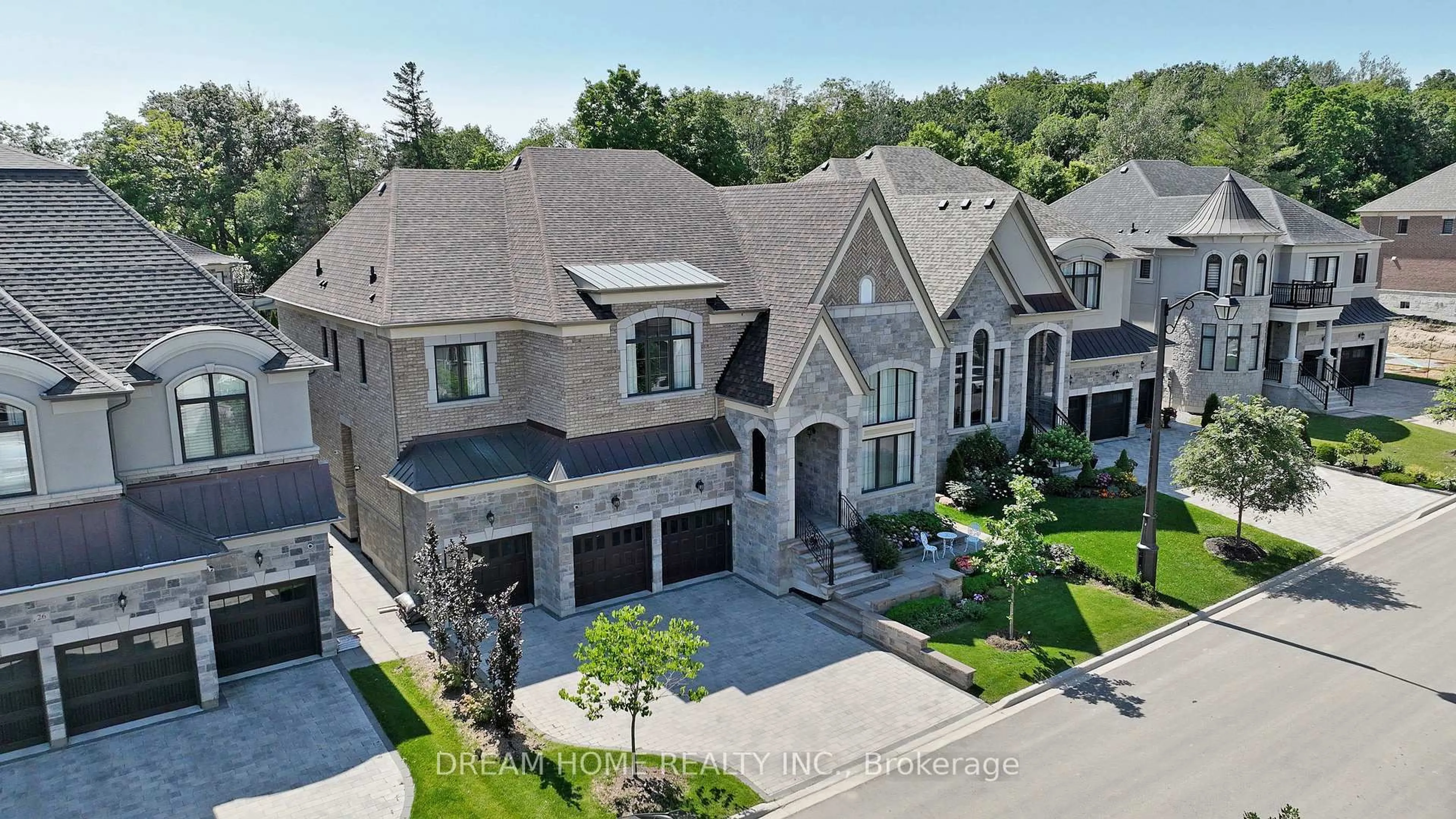 Home with brick exterior material, street for 140 Lady Jessica Dr, Vaughan Ontario L6A 4Z7