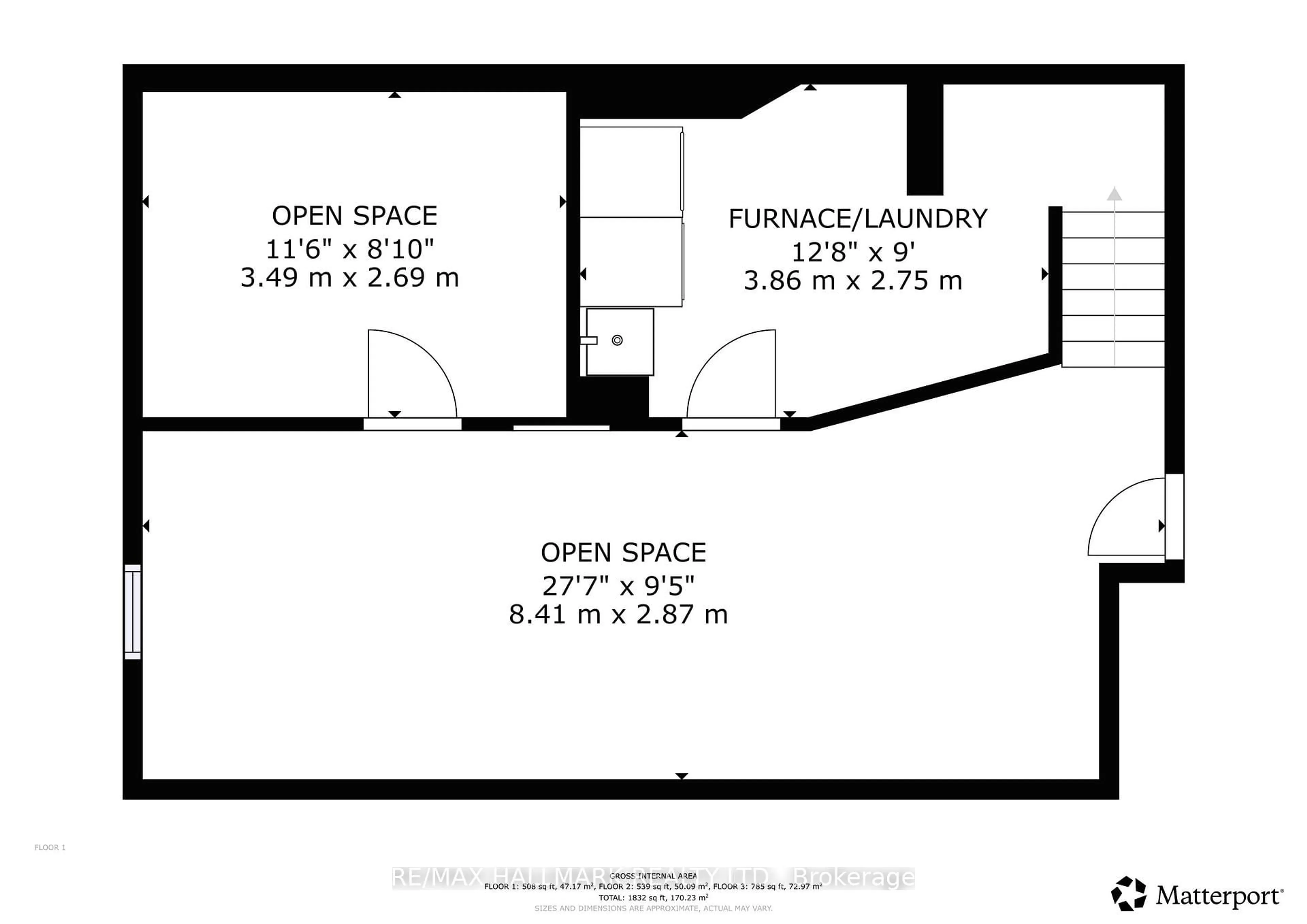 Floor plan for 48 Bingham St, Richmond Hill Ontario L4C 9R2