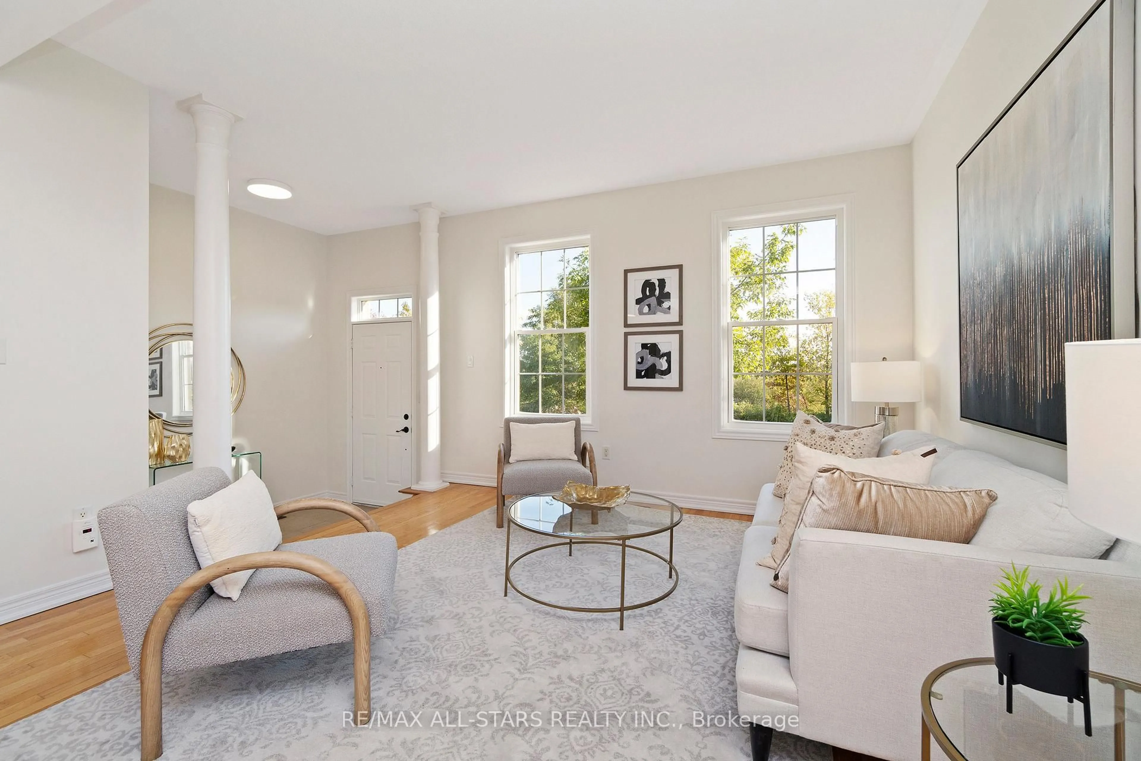 Living room with furniture, unknown for 40 Betty Roman Blvd, Markham Ontario L6C 0A5
