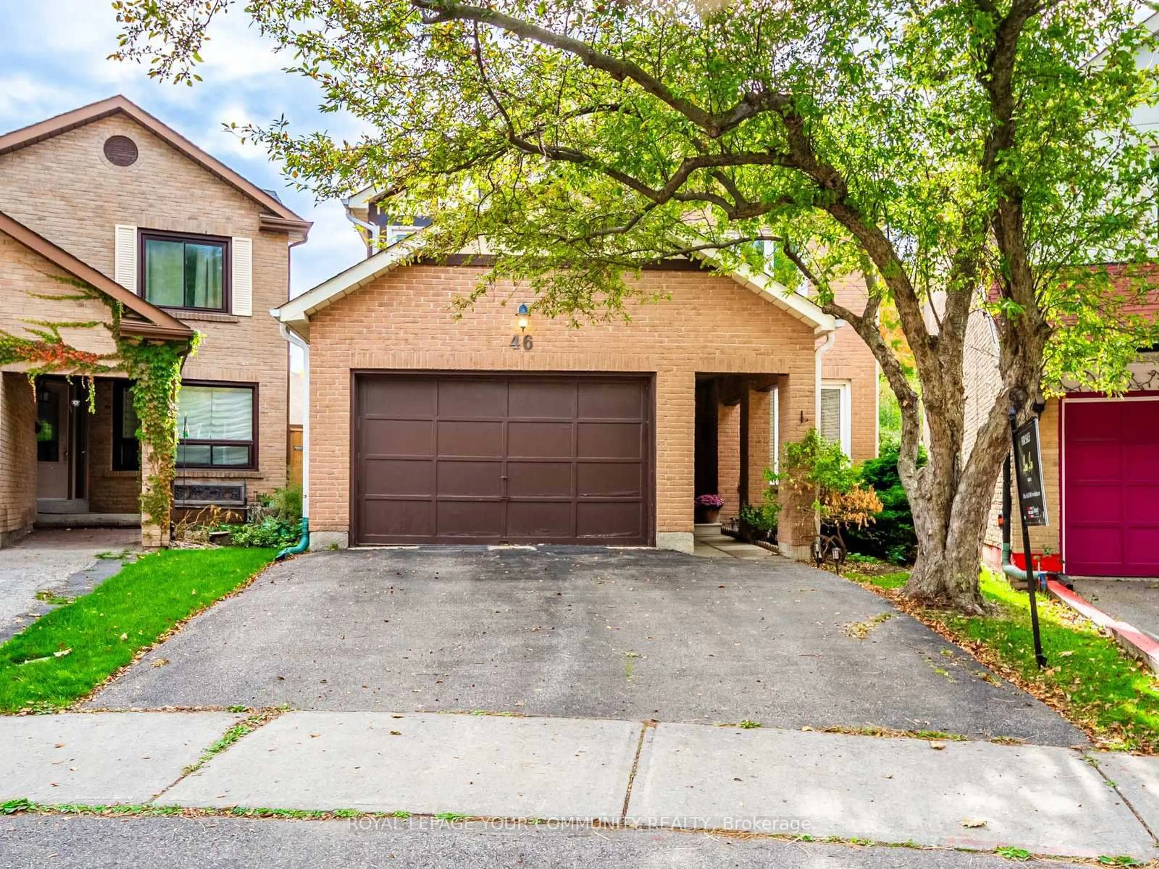 Home with brick exterior material, street for 46 Peter Andrew Cres, Vaughan Ontario L4J 2V5