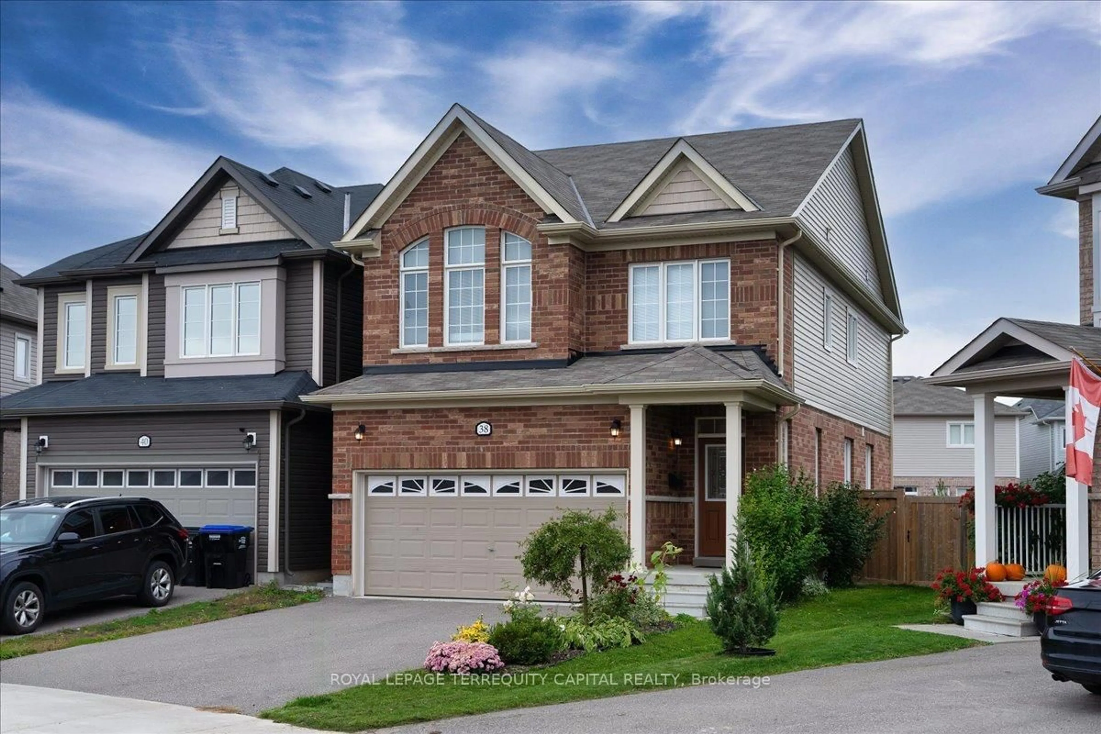 Home with brick exterior material, street for 38 Hutton Cres, Essa Ontario L0M 1B6