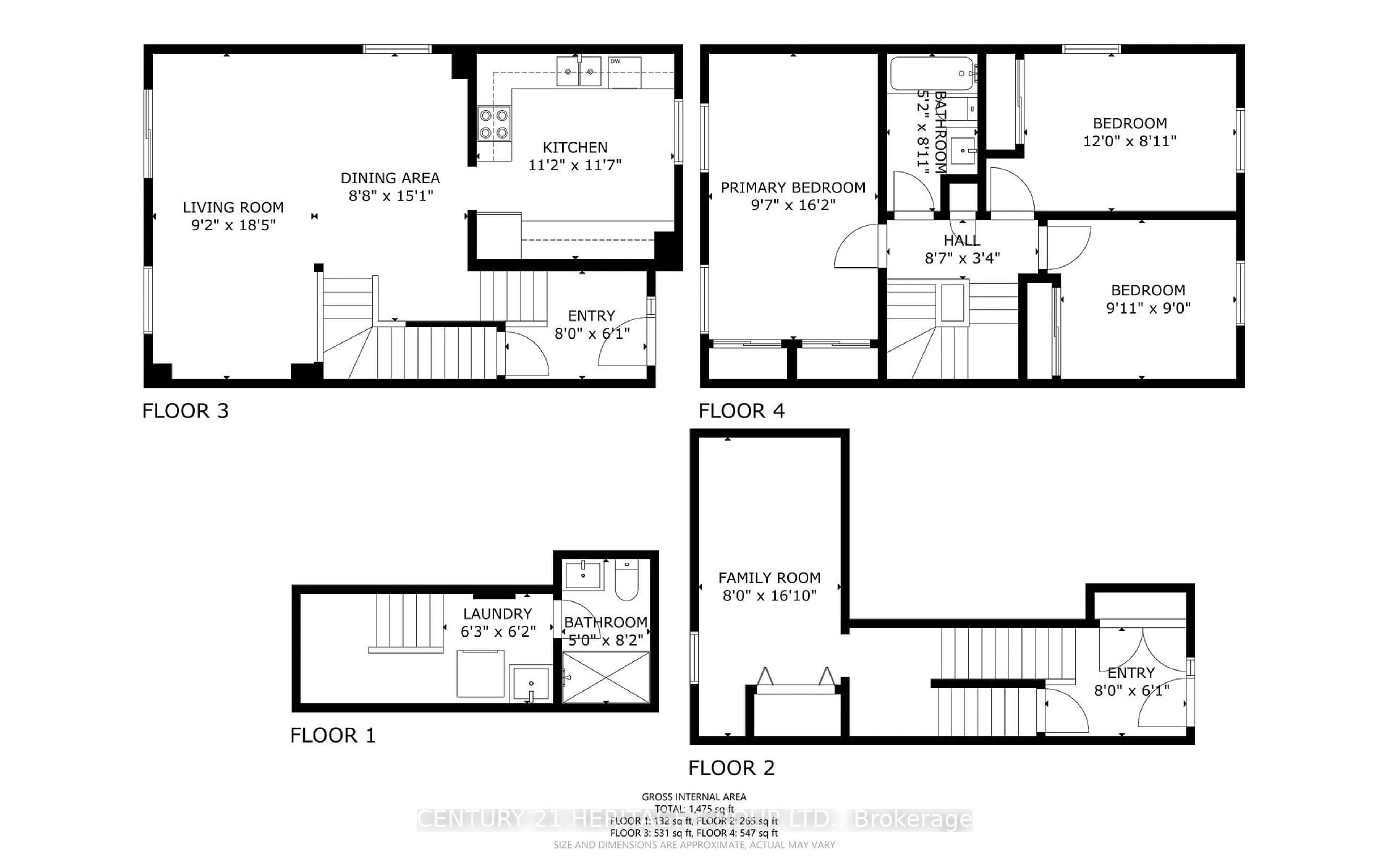 Floor plan for 654 Gibney Cres, Newmarket Ontario L3X 1Y1