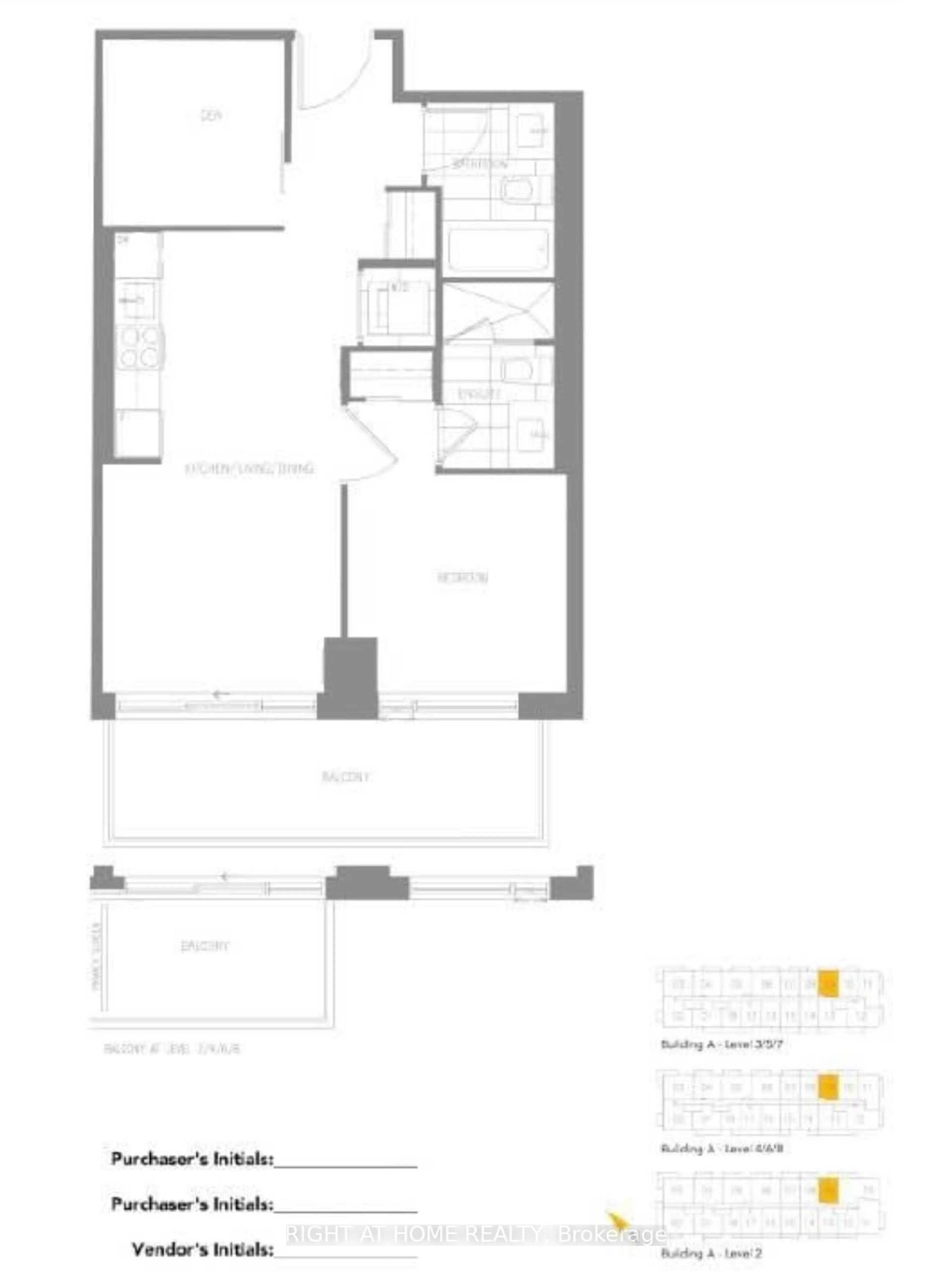 Floor plan for 6 DAVID EYER Rd #509, Richmond Hill Ontario L4S 0N5