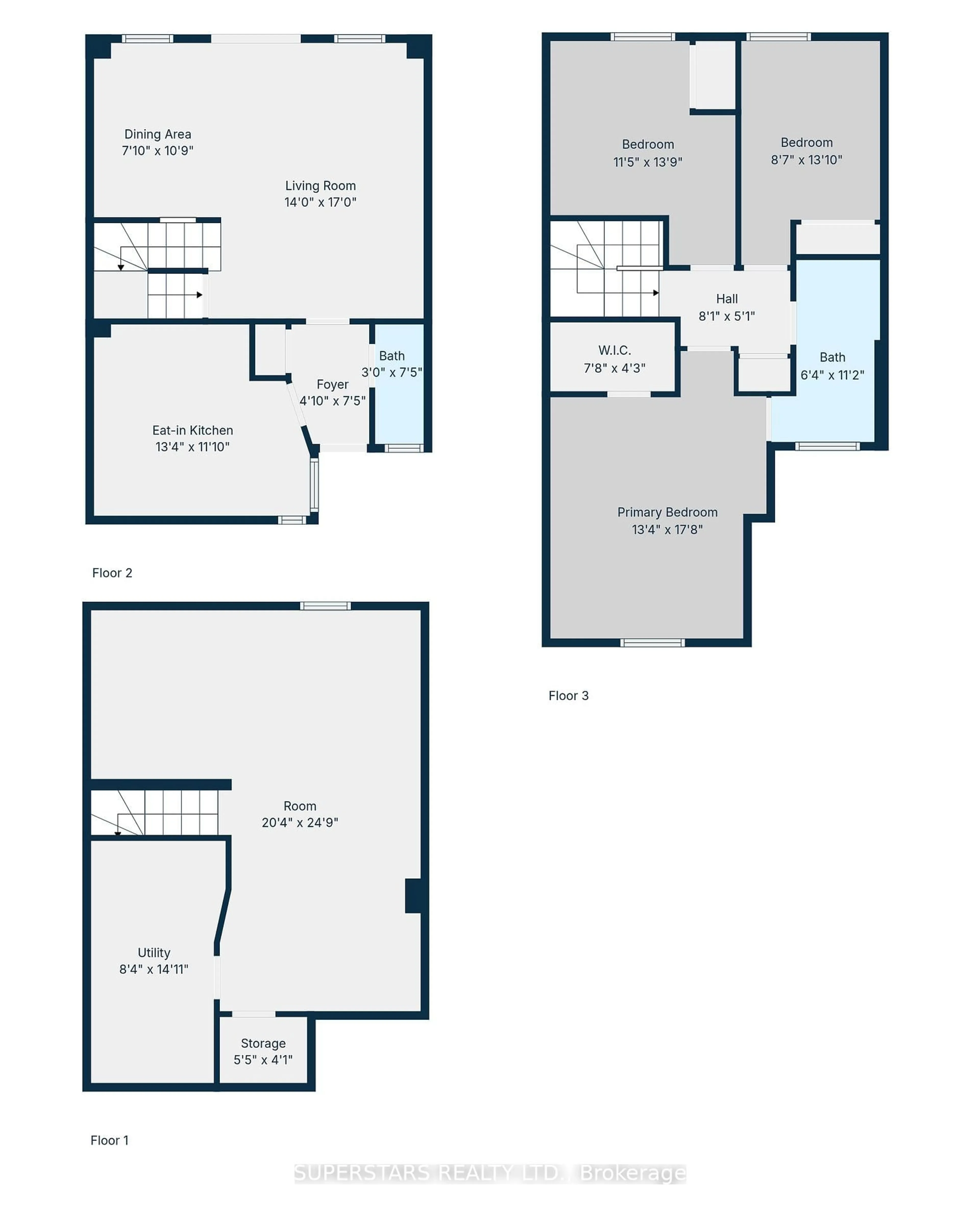 Floor plan for 7 Steepleview Cres, Richmond Hill Ontario L4C 9R1
