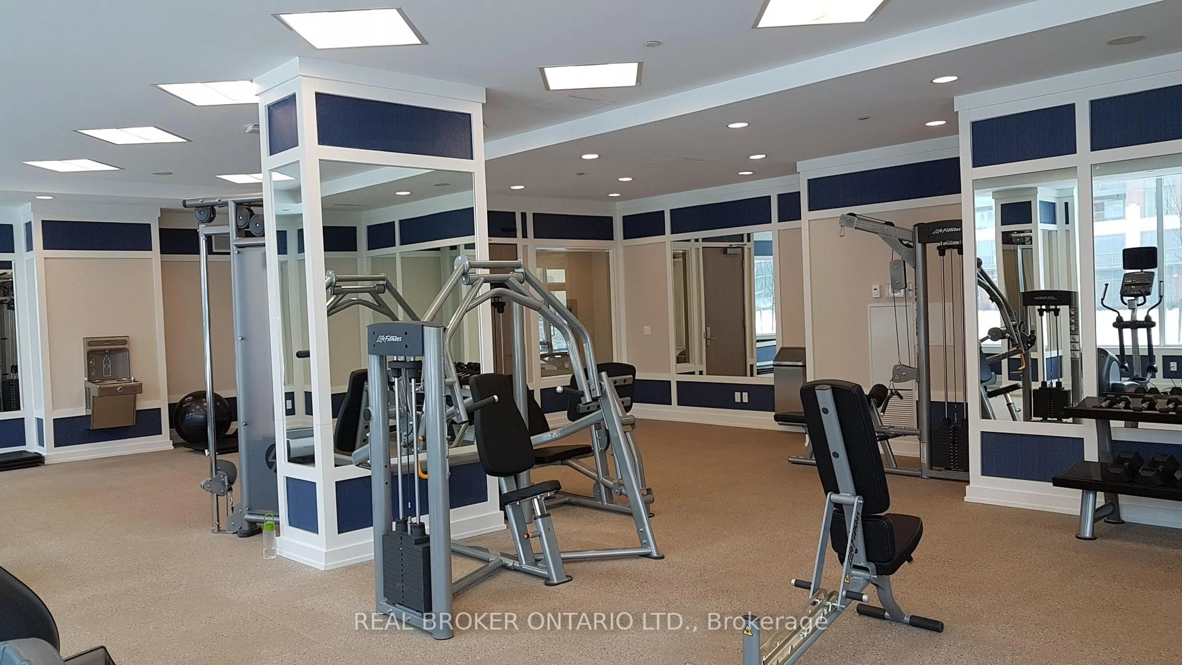 Gym or fitness room for 15 Water Walk Dr #110, Markham Ontario L6G 0G2