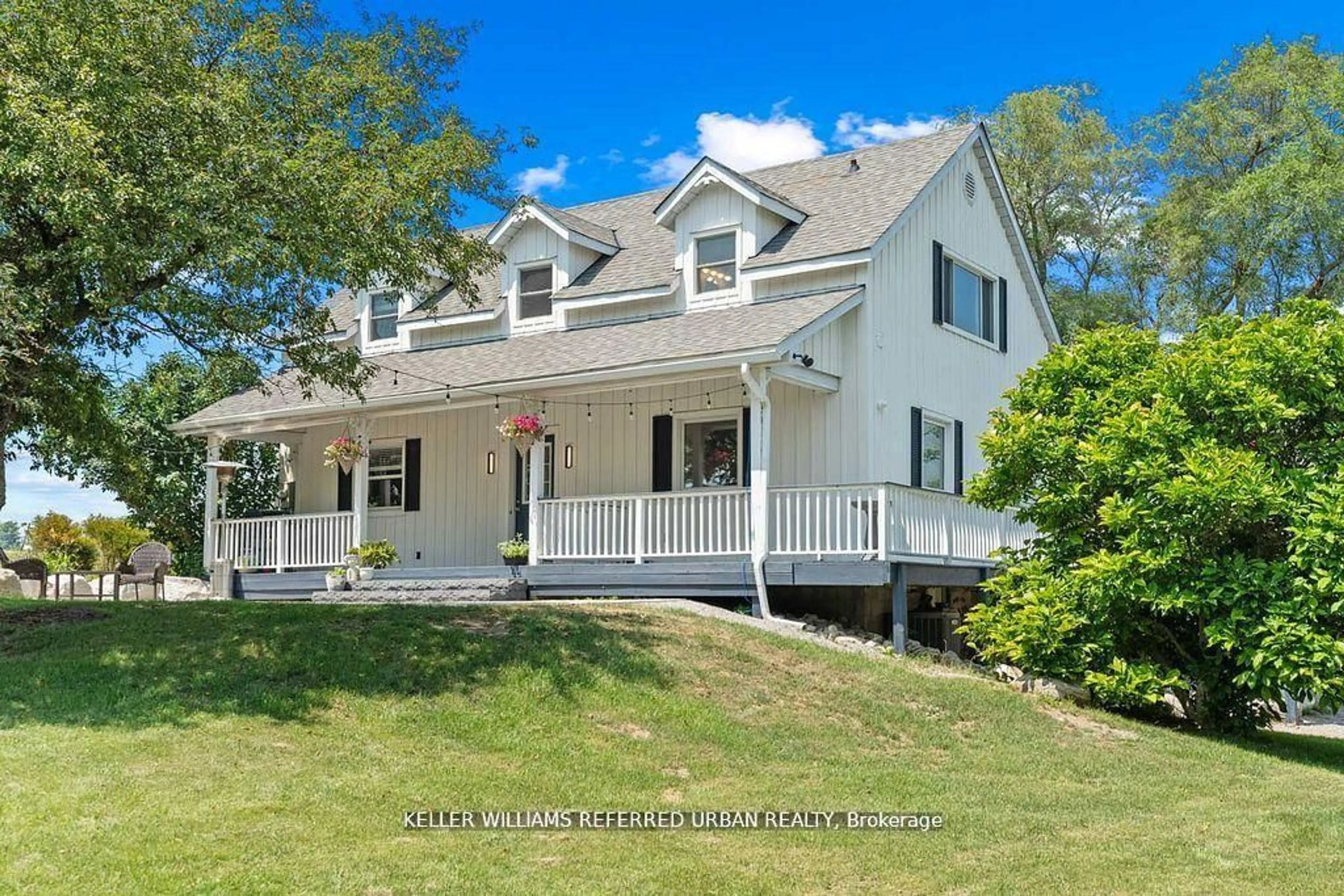 Home with vinyl exterior material, street for 17145 8th Concession Rd, King Ontario L0G 1T0