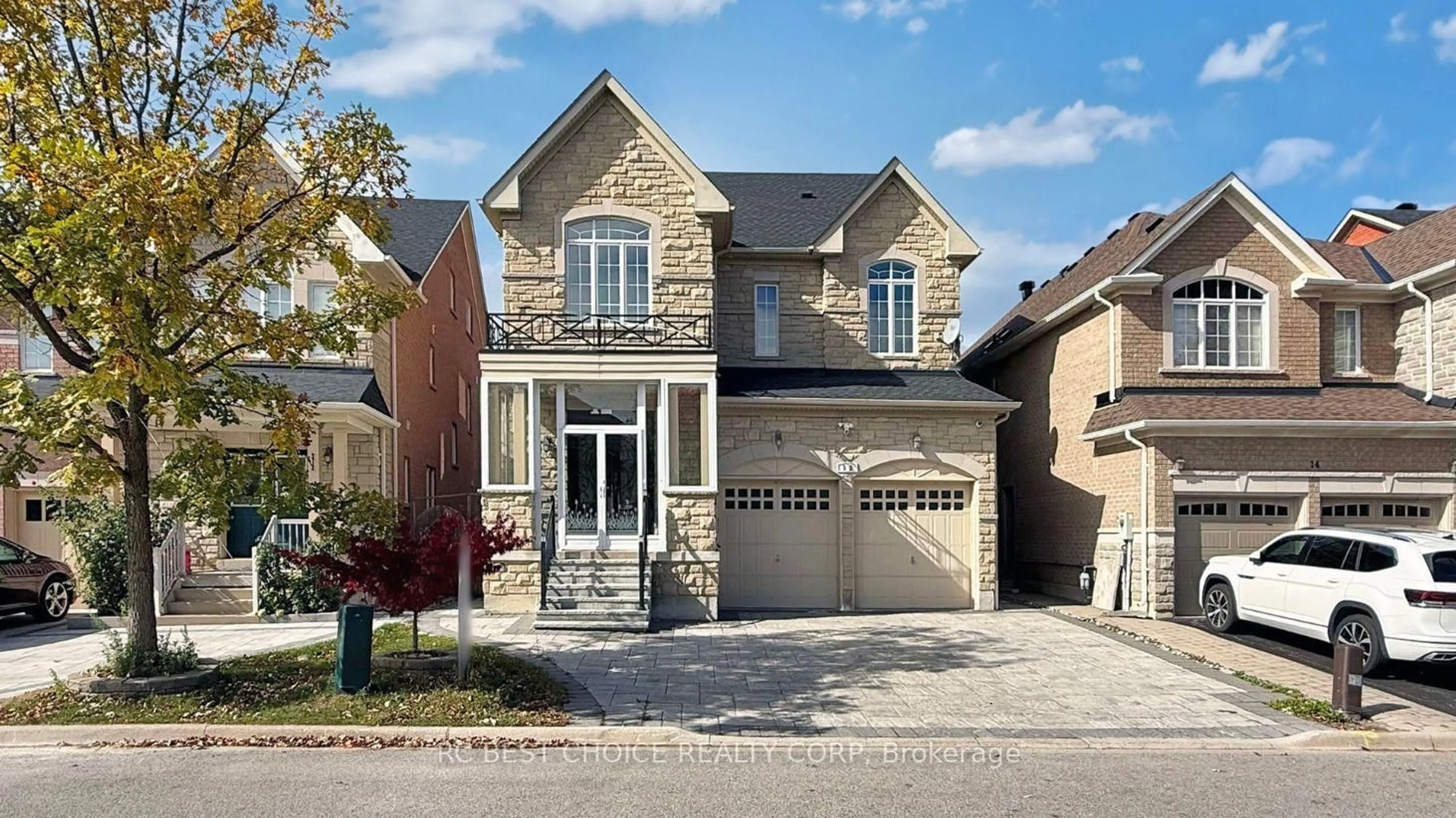 Home with brick exterior material, street for 12 George Martin Dr, Markham Ontario L3R 8V1