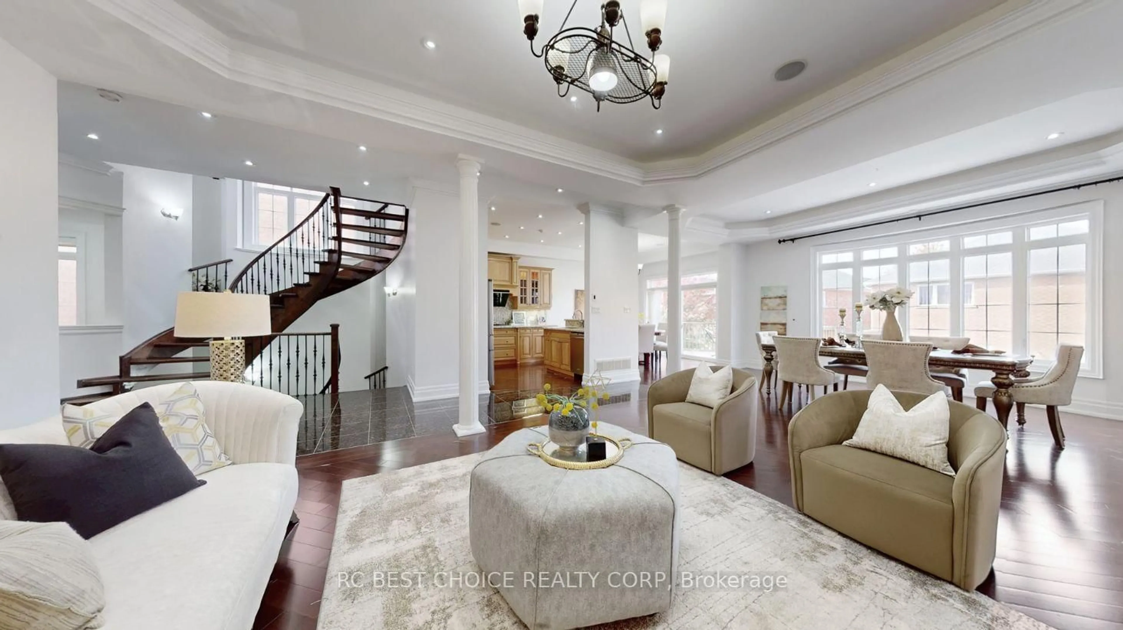 Living room with furniture, unknown for 12 George Martin Dr, Markham Ontario L3R 8V1