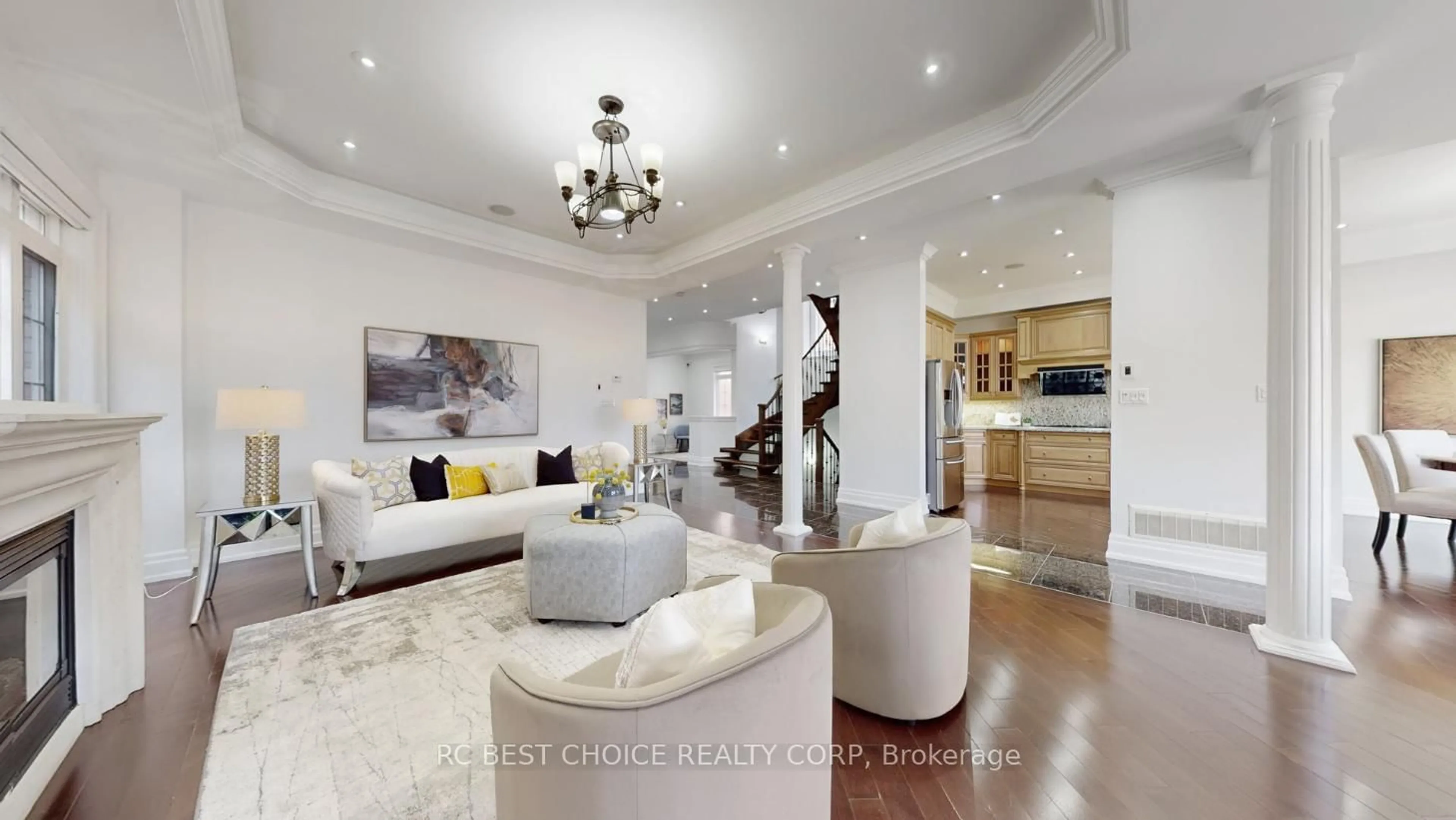 Living room with furniture, unknown for 12 George Martin Dr, Markham Ontario L3R 8V1