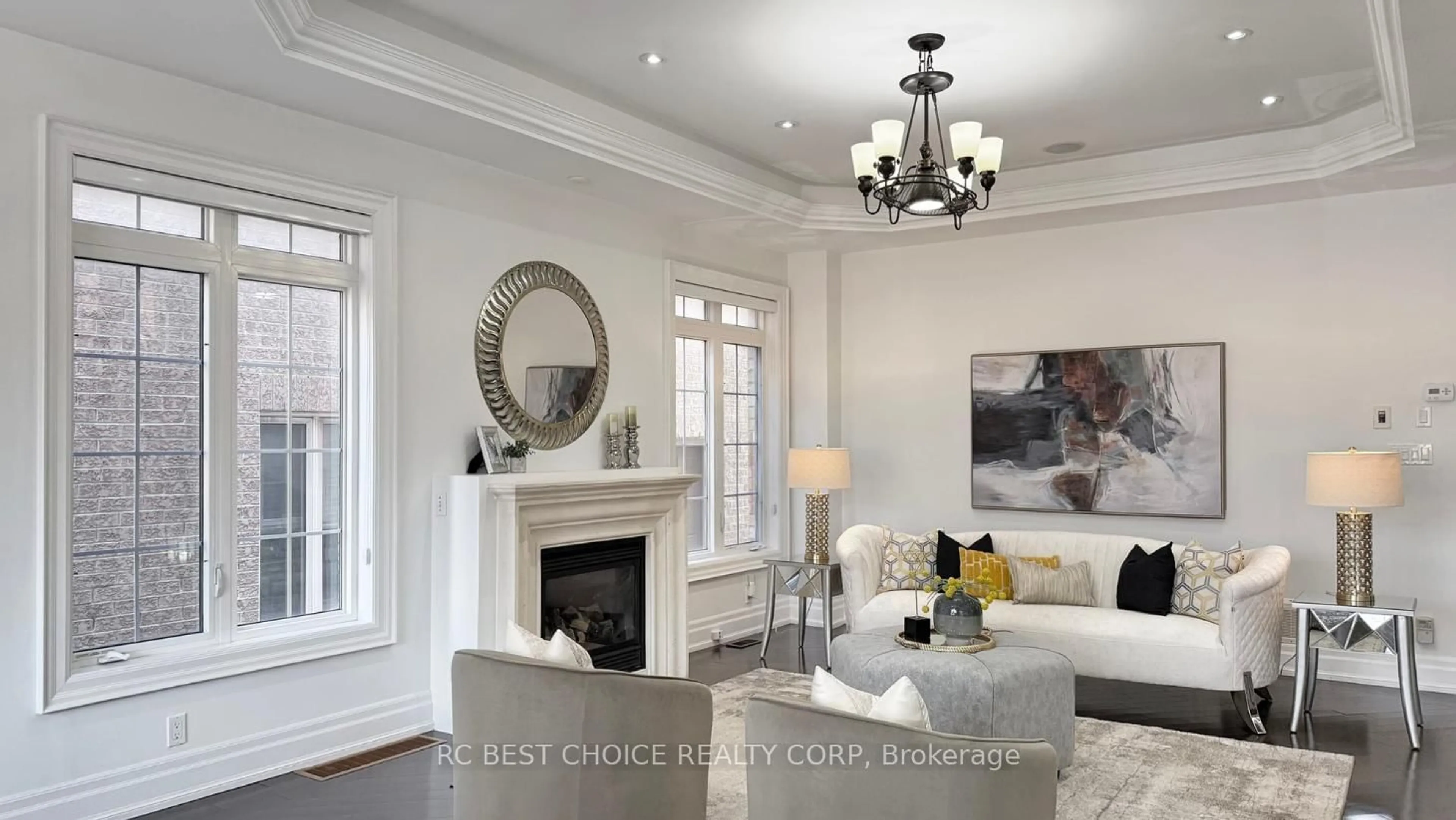 Living room with furniture, unknown for 12 George Martin Dr, Markham Ontario L3R 8V1