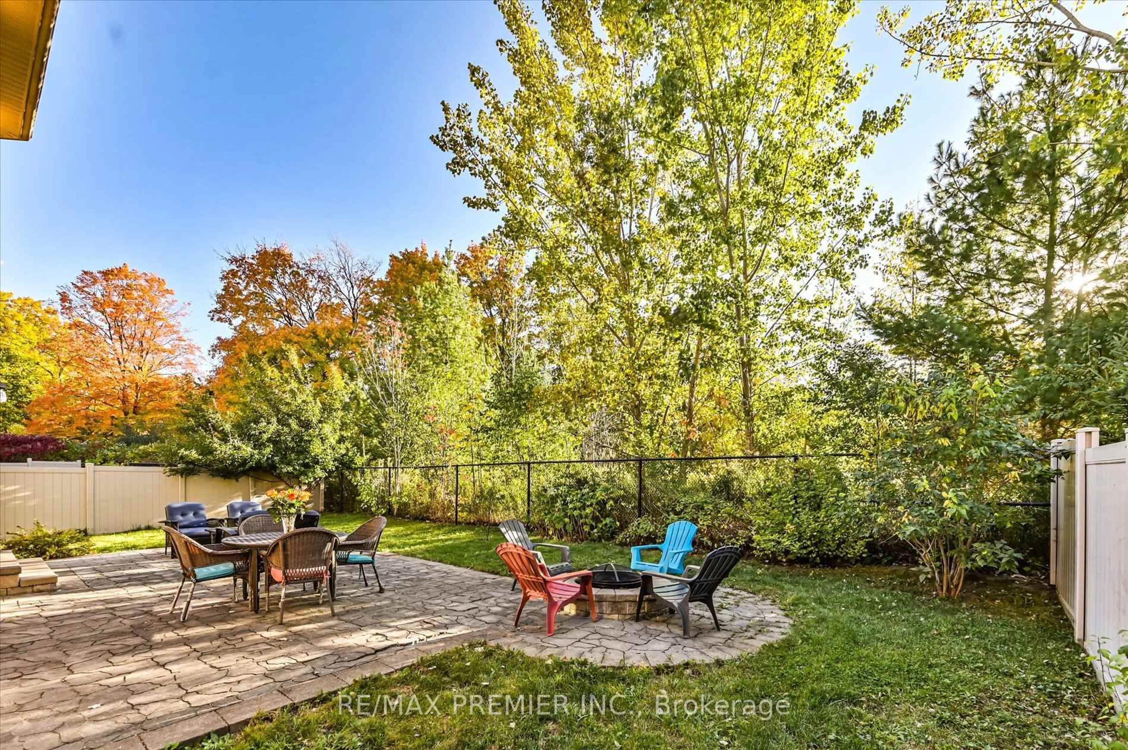 Patio, forest/trees view for 64 Heintzman Cres, Vaughan Ontario L6A 4T1