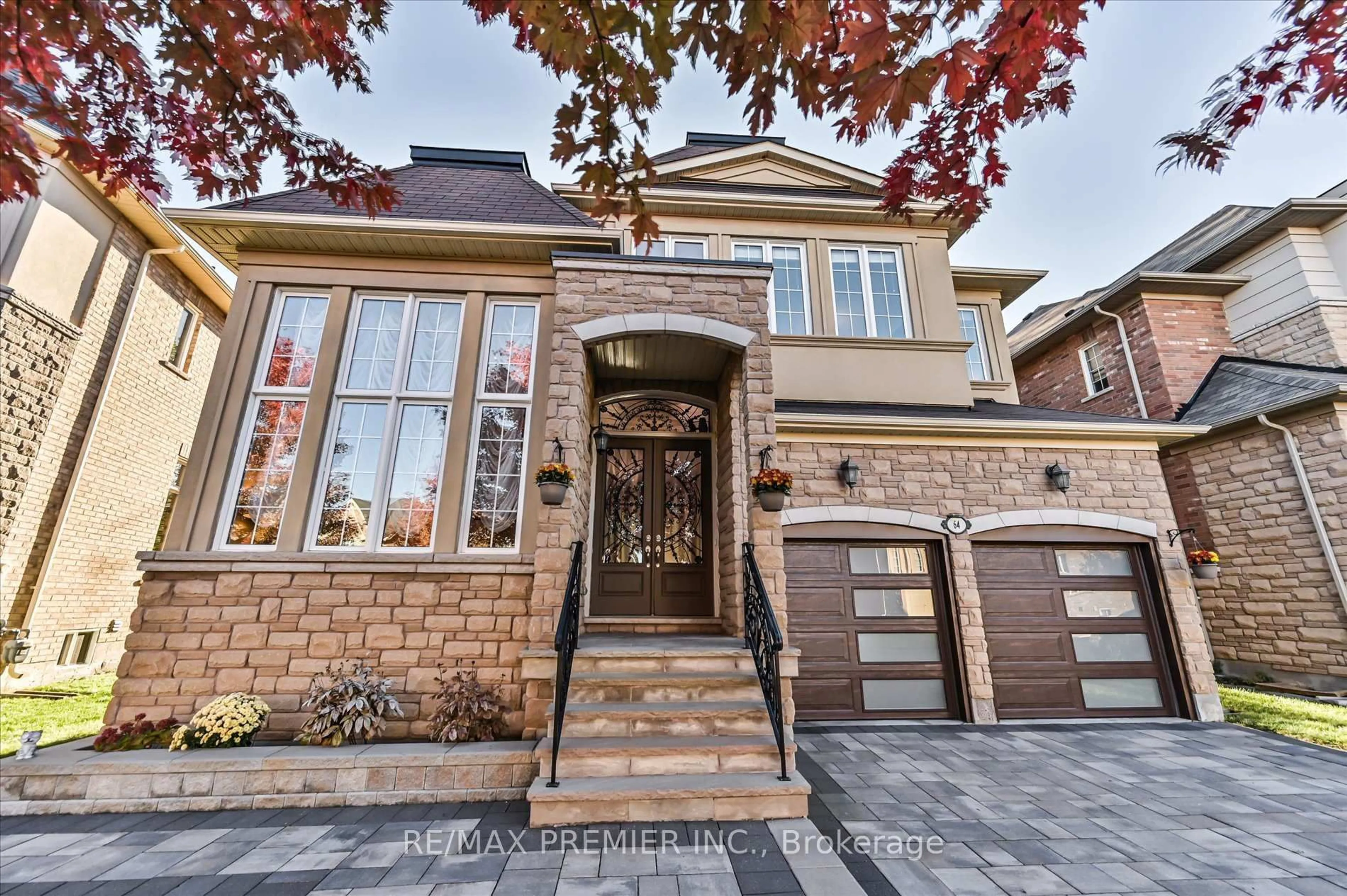 Home with brick exterior material, street for 64 Heintzman Cres, Vaughan Ontario L6A 4T1