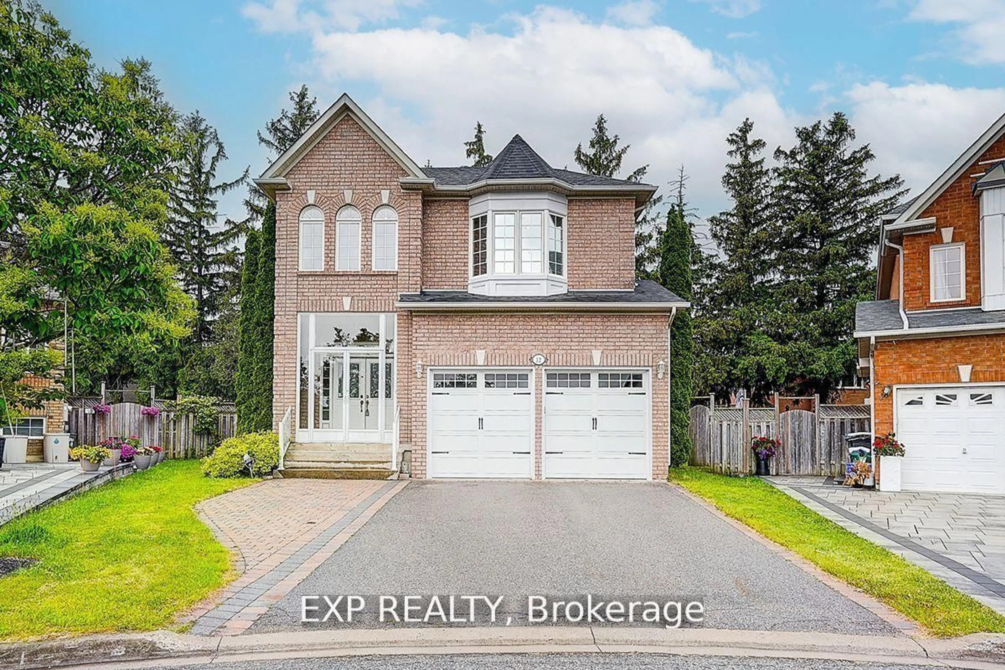 Home with brick exterior material, street for 12 Tormina Crt, Markham Ontario L3S 4R2